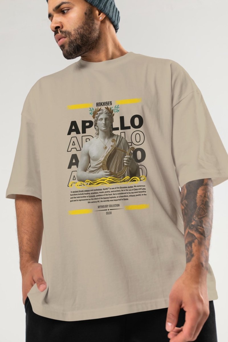 Apollo 1 ön Baskılı Oversize t-shirt Erkek Kadın %100 Pamuk Bisiklet Yaka tişort - Cilexi