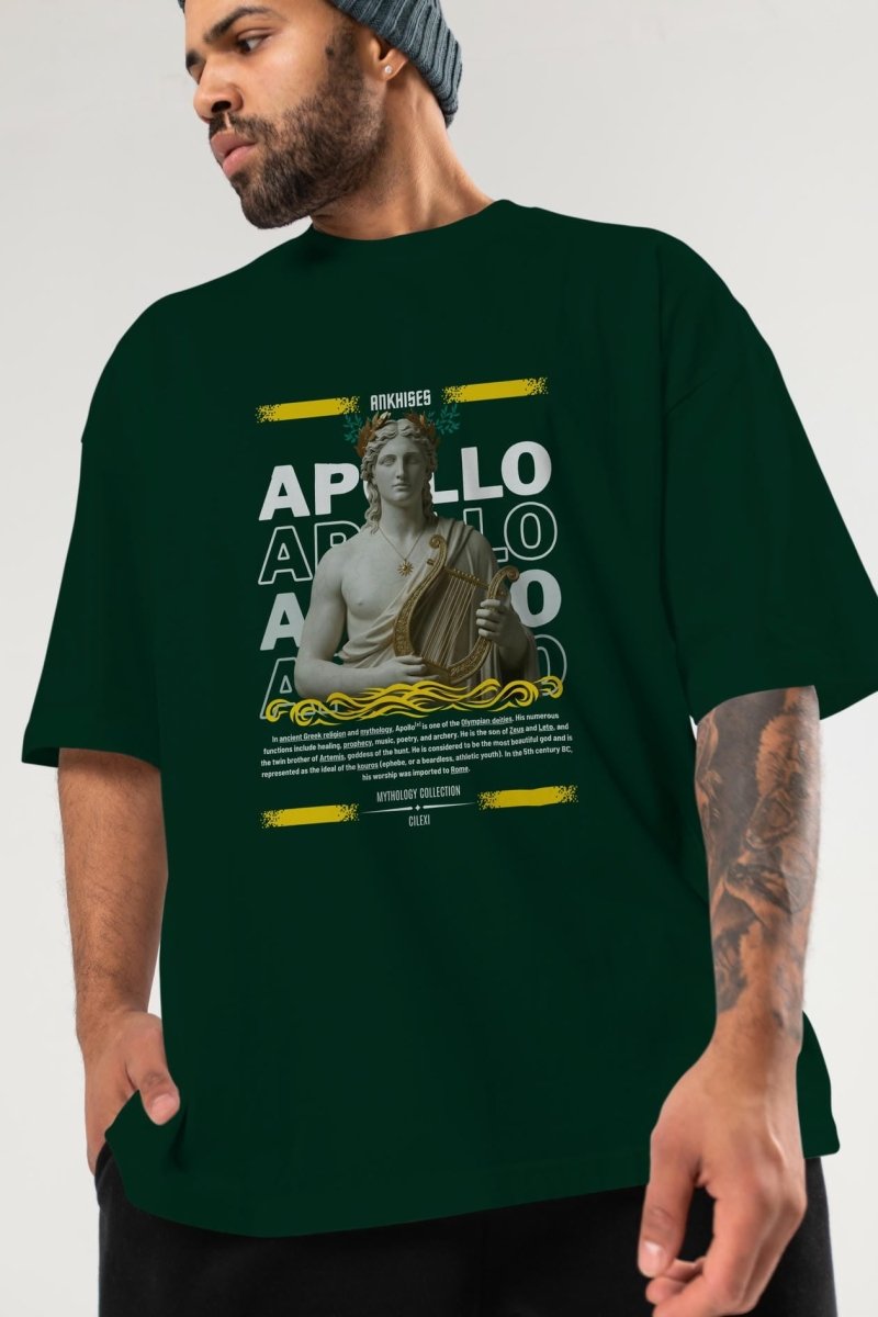 Apollo 1 ön Baskılı Oversize t-shirt Erkek Kadın %100 Pamuk Bisiklet Yaka tişort - Cilexi