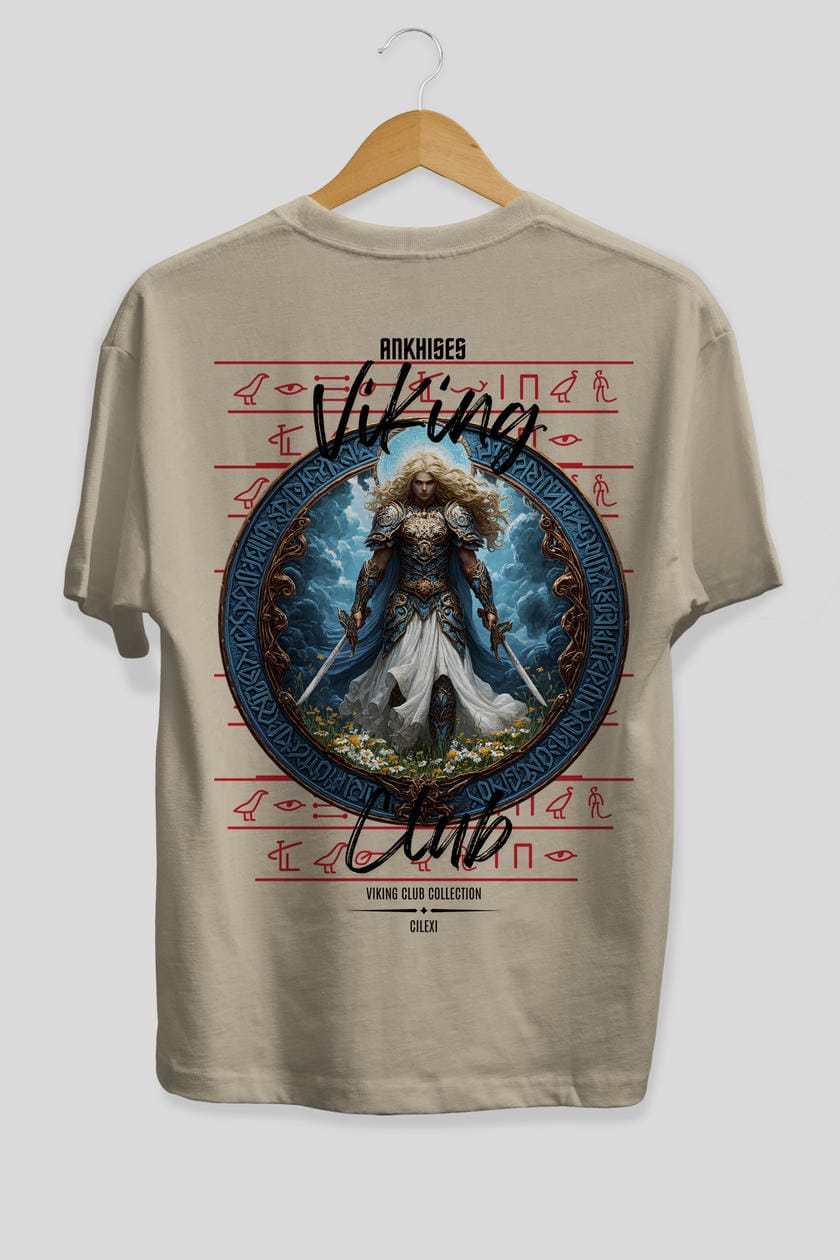 Baldur Baskılı Oversize t-shirt Erkek Kadın %100 Pamuk Bisiklet Yaka tişort