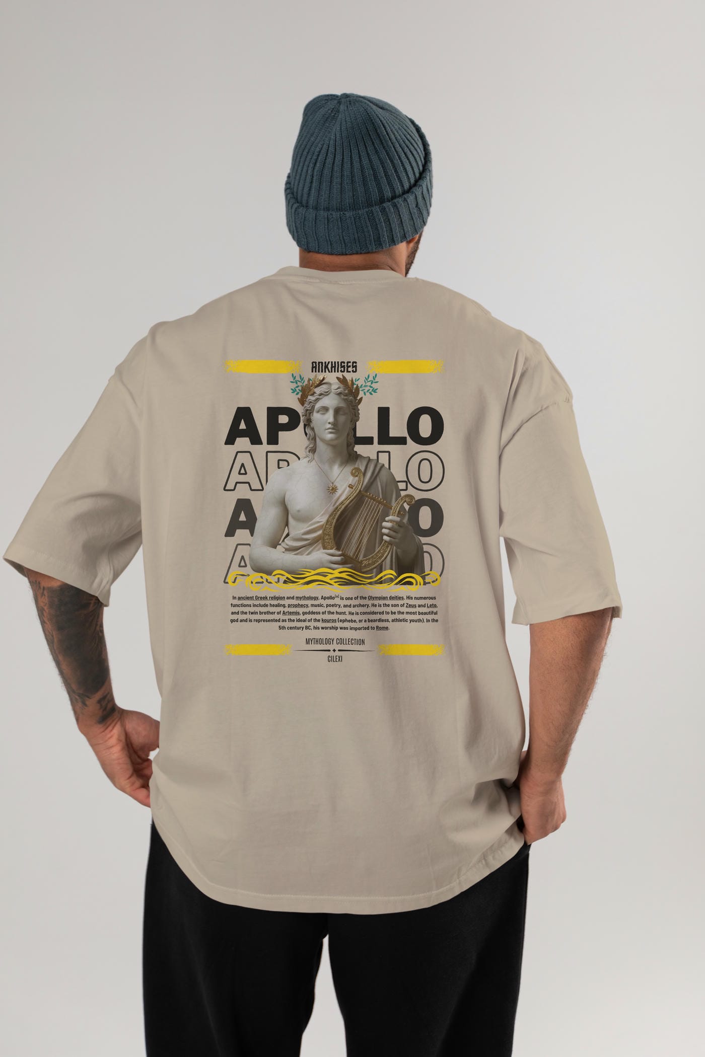 Apollo 1 Arka Baskılı Oversize t-shirt Erkek Kadın %100 Pamuk Bisiklet Yaka tişort