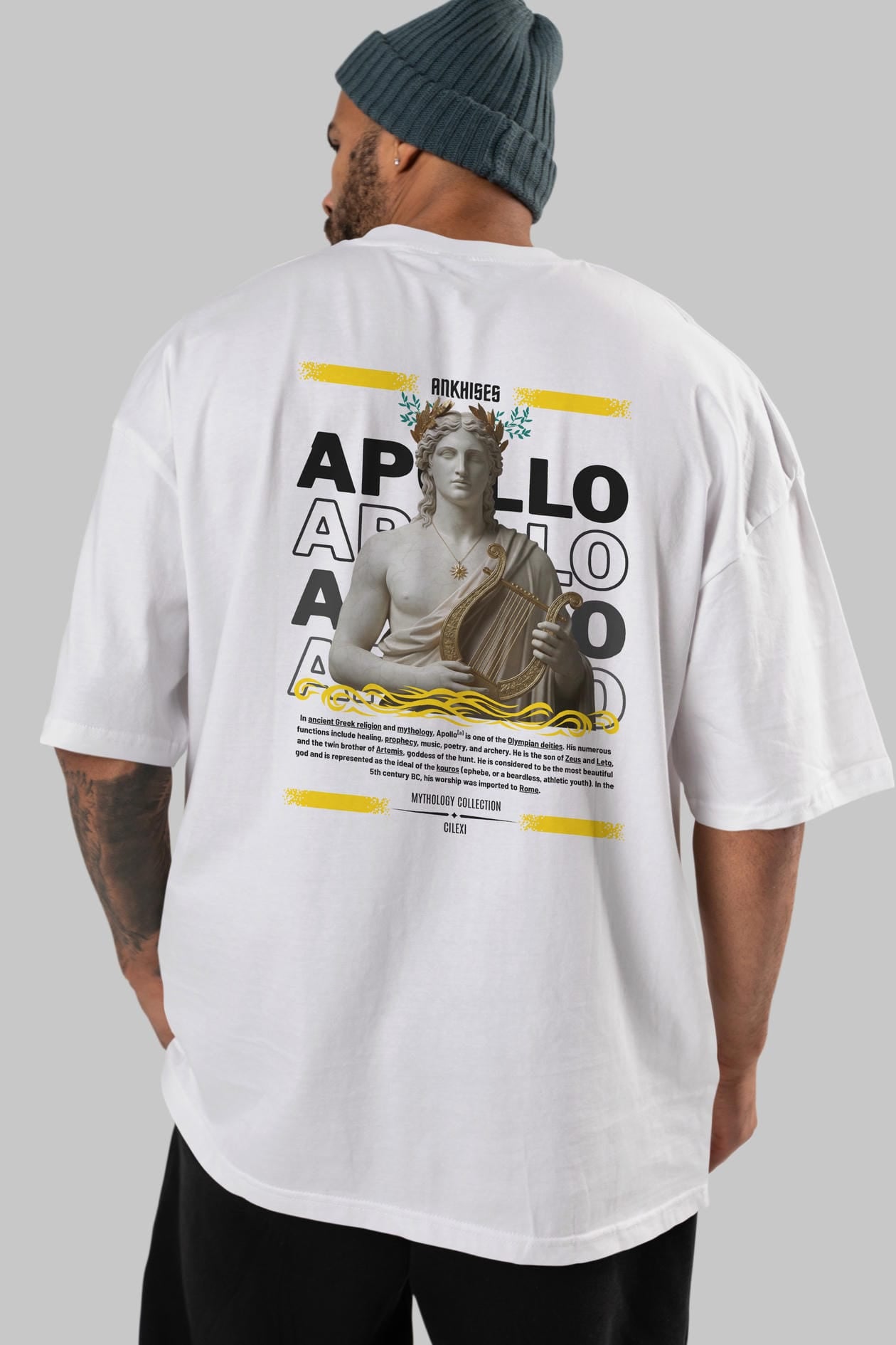Apollo 1 Arka Baskılı Oversize t-shirt Erkek Kadın %100 Pamuk Bisiklet Yaka tişort