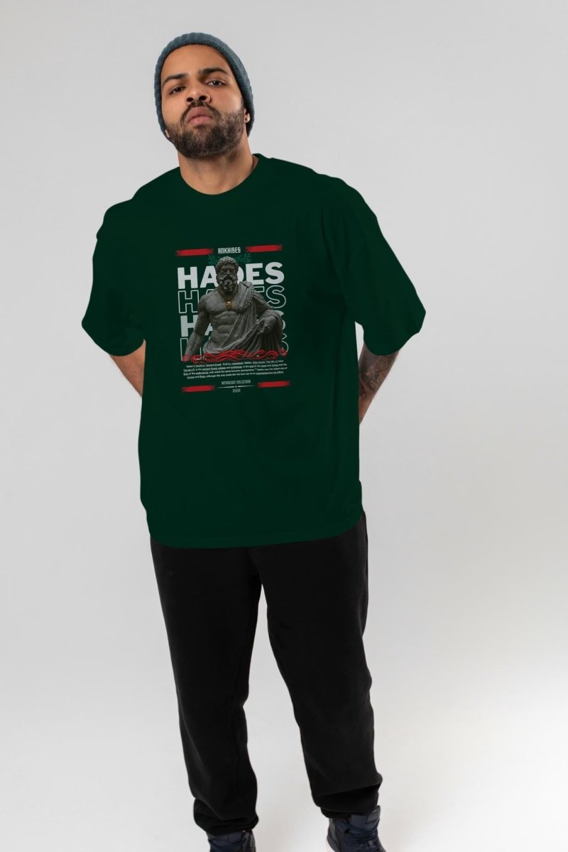 Hades 3 ön Baskılı Oversize t-shirt Erkek Kadın %100 Pamuk Bisiklet Yaka tişort - Cilexi