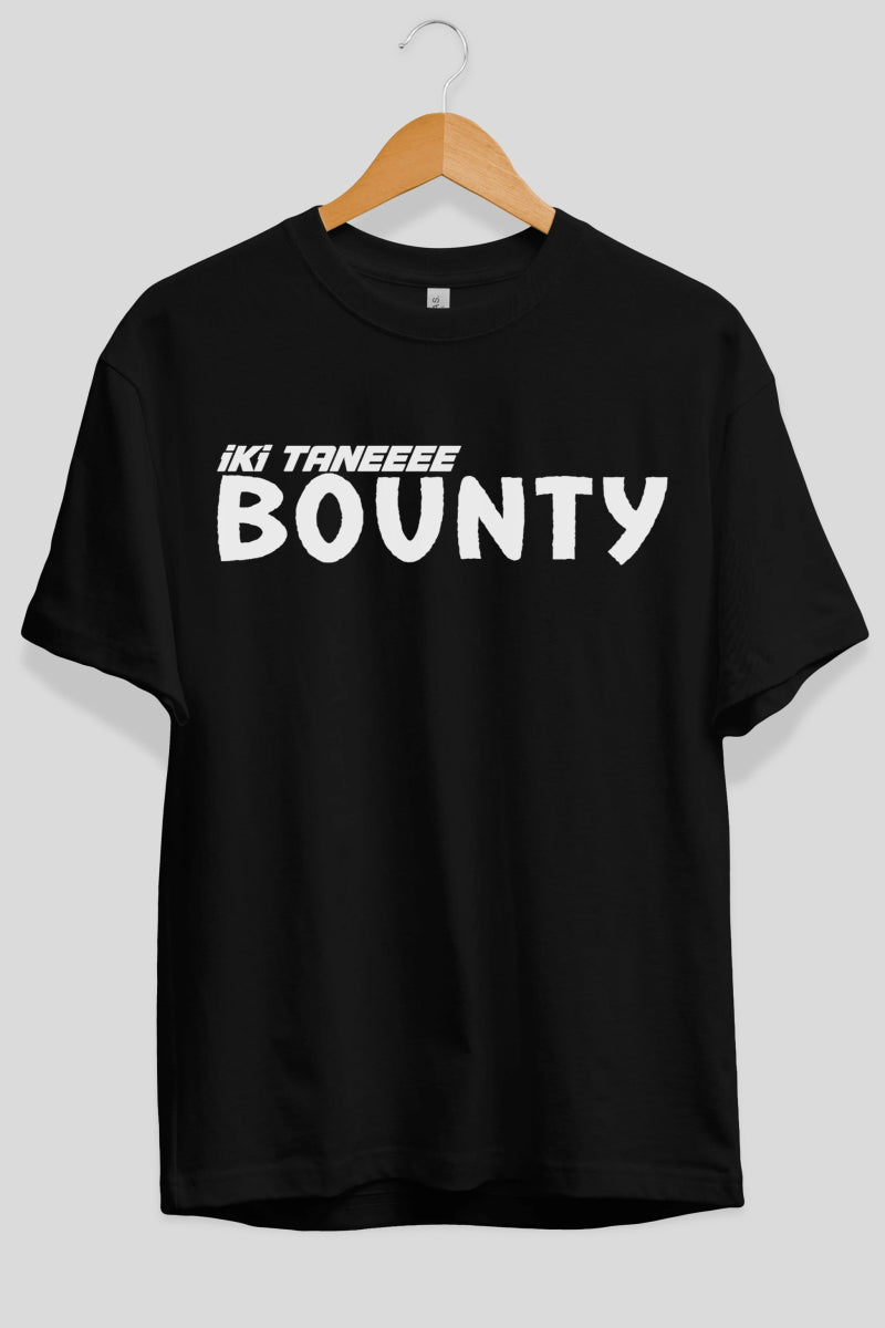 İki Tane Bounty Ön Baskılı Oversize t-shirt %100 pamuk Erkek Kadın Unisex - Cilexi