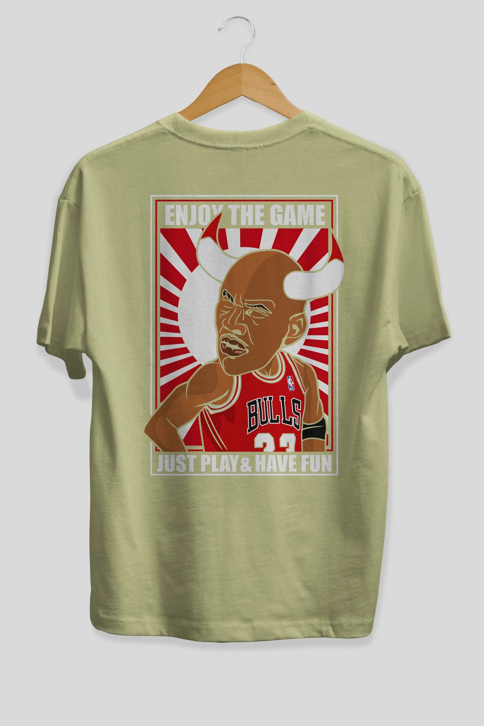 Michael Jordan Arka Baskılı Oversize t-shirt Erkek Kadın Unisex %100 Pamuk tişort