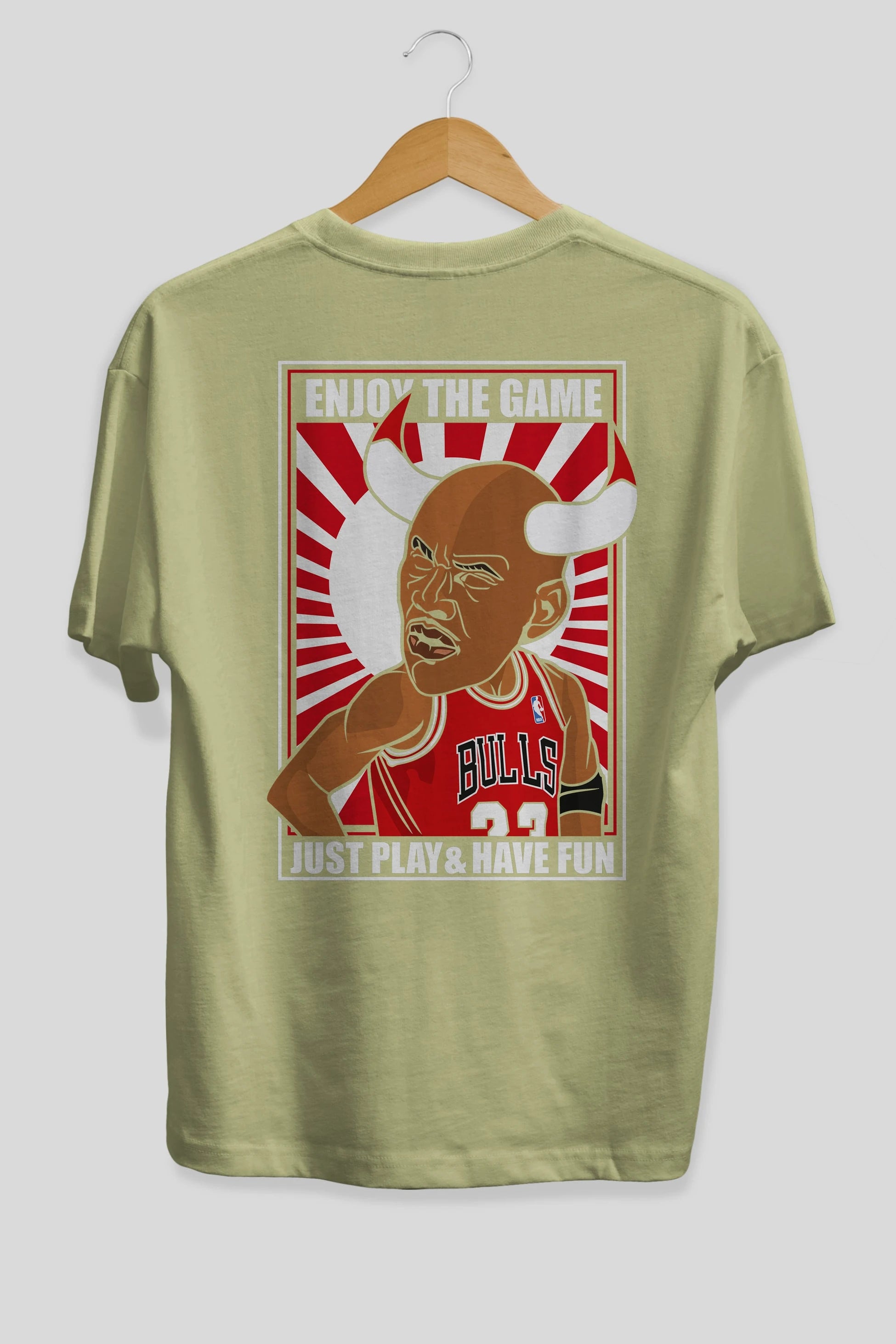 Michael Jordan Arka Baskılı Oversize t-shirt Erkek Kadın Unisex %100 Pamuk tişort