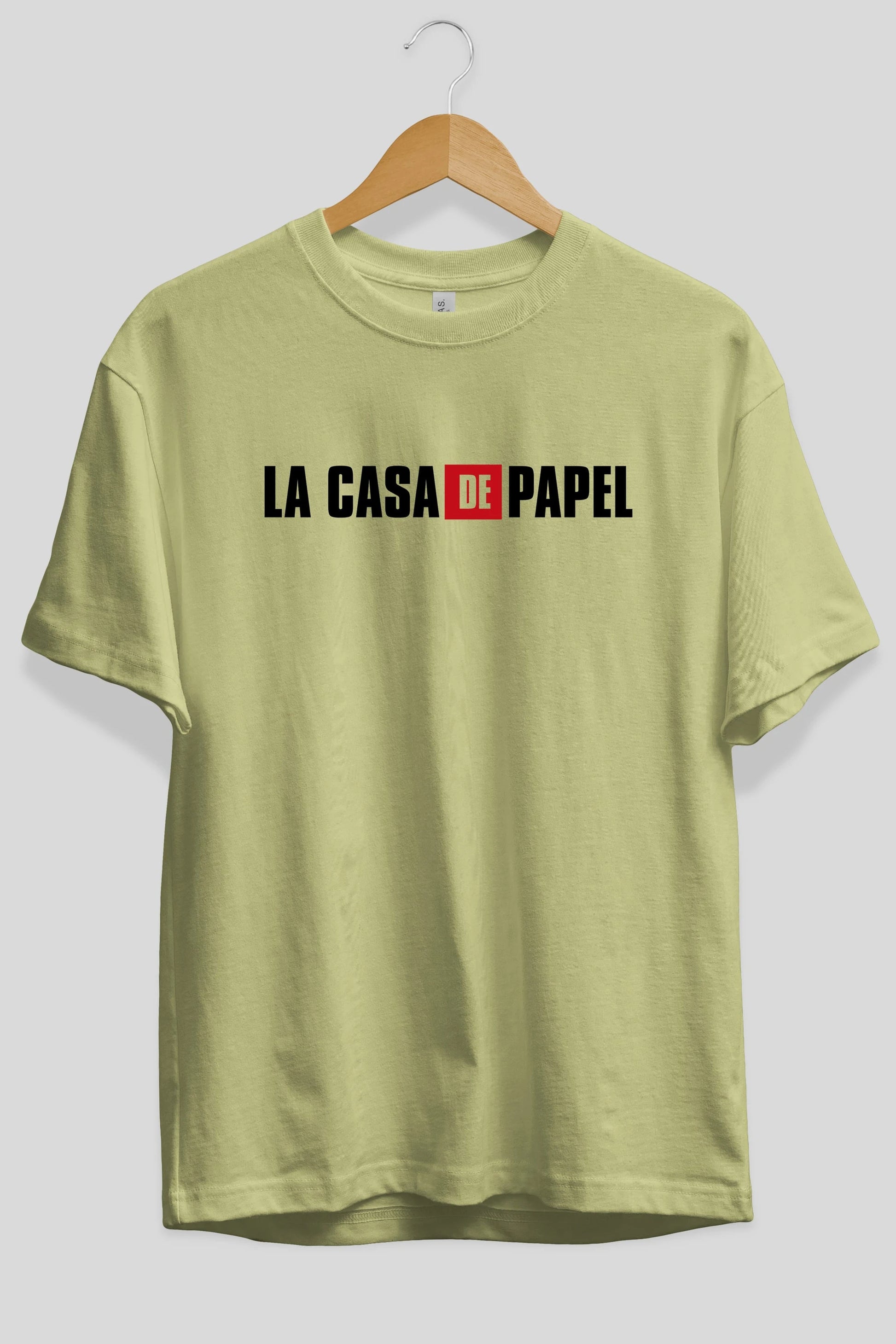 La Casa De Papel Ön Baskılı Oversize t-shirt %100 pamuk Erkek Kadın Unisex