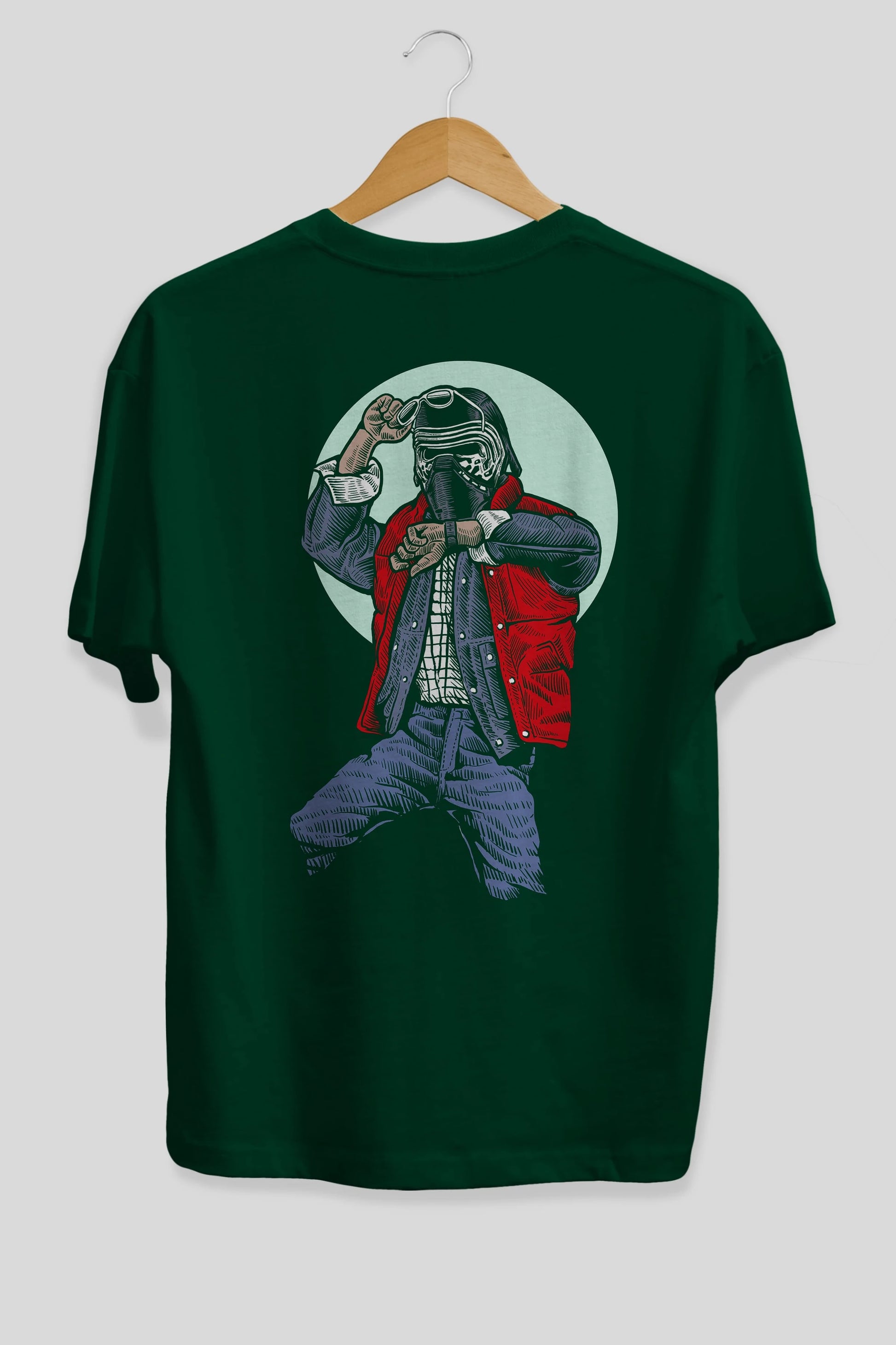 Kylo Mcfly Arka Baskılı Oversize t-shirt Erkek Kadın Unisex %100 Pamuk