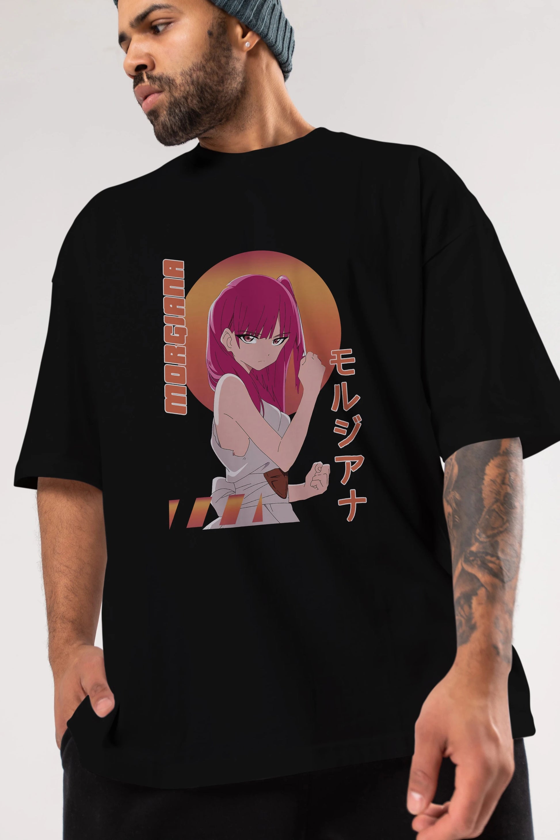 Morgiana 5 Anime Ön Baskılı Oversize t-shirt %100 pamuk Erkek Kadın Unisex