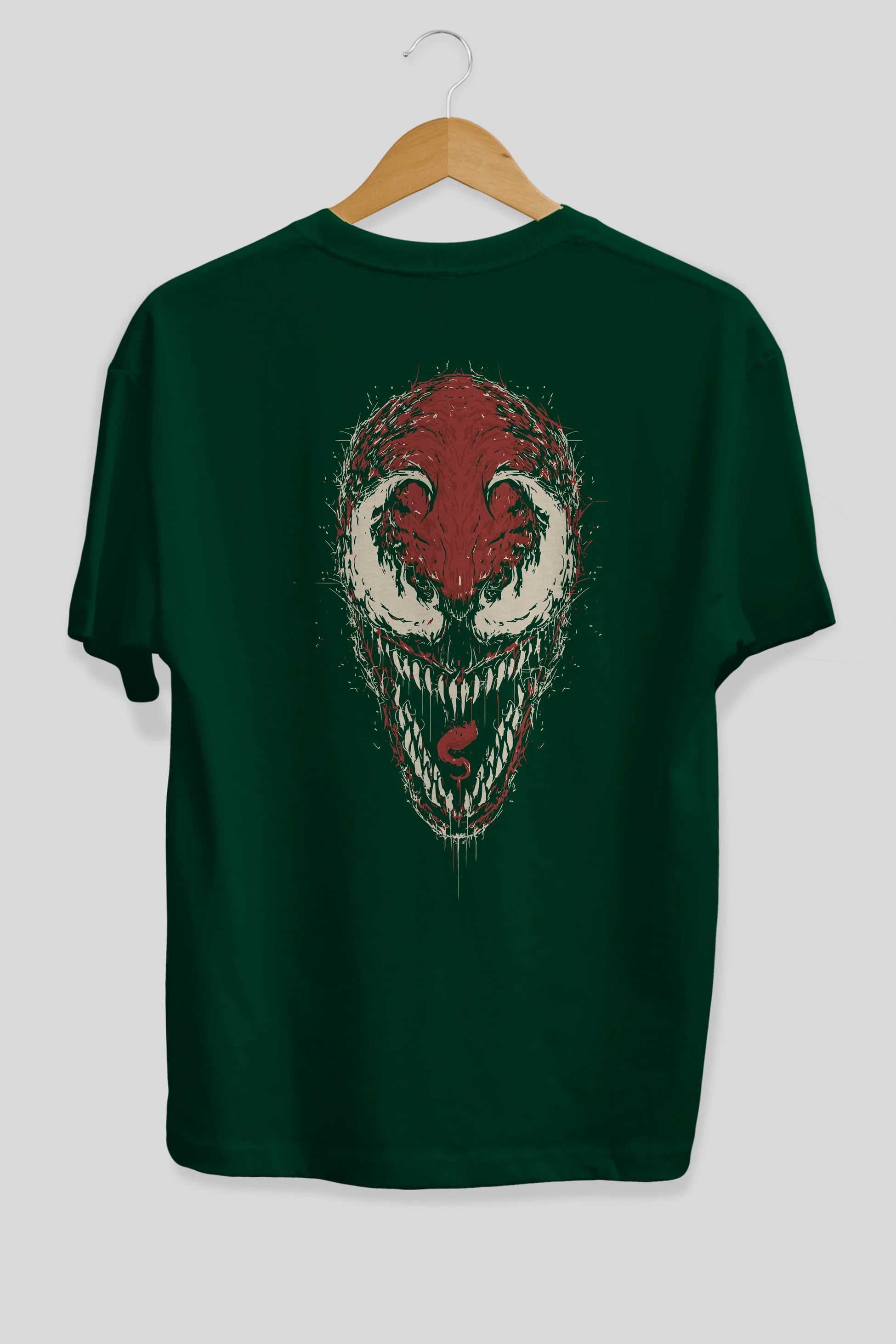 Venom (12) Arka Baskılı Oversize t-shirt Erkek Kadın Unisex %100 Pamuk Bisiklet Yaka tişort