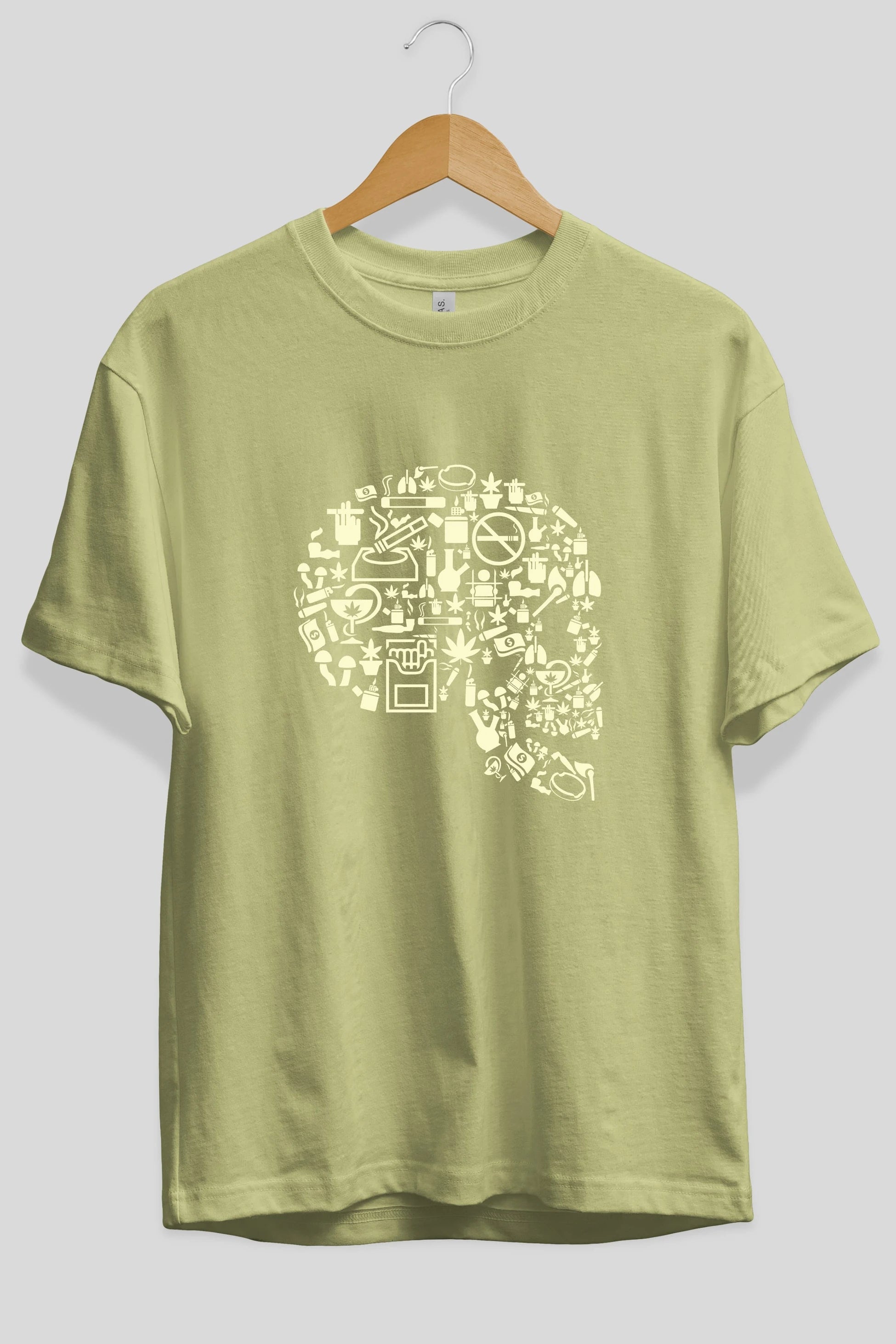 Smoking Kills Ön Baskılı Oversize t-shirt %100 pamuk Erkek Kadın Unisex