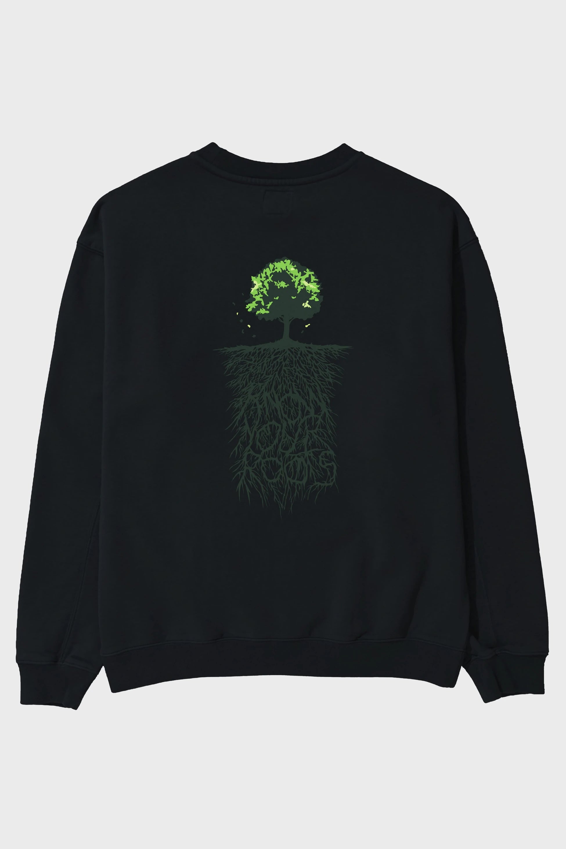 Know Your Roots Arka Baskılı Oversize Sweatshirt Erkek Kadın Unisex