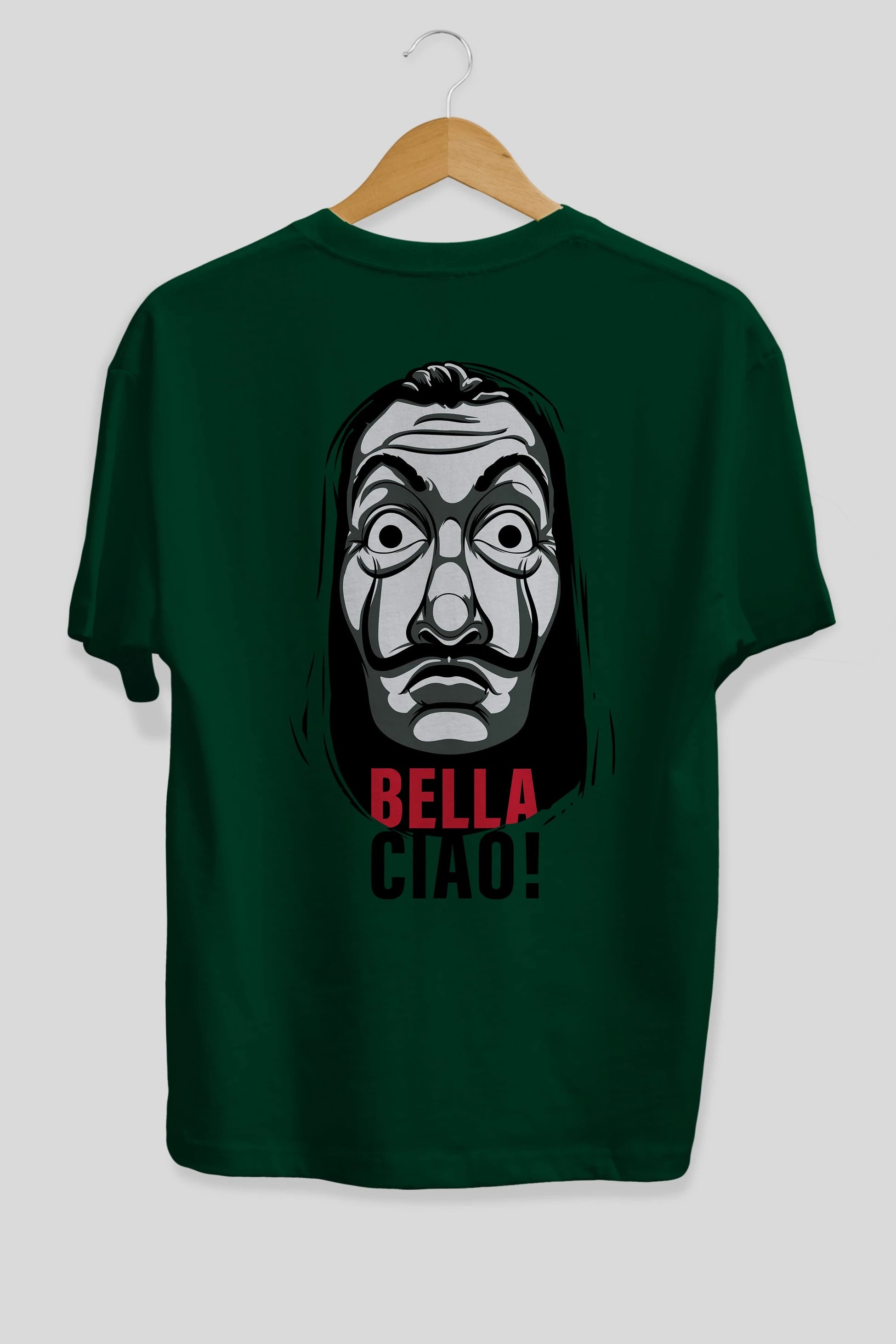 La Casa De Papel (12) Arka Baskılı Oversize t-shirt Erkek Kadın Unisex %100 Pamuk Bisiklet Yaka tişort