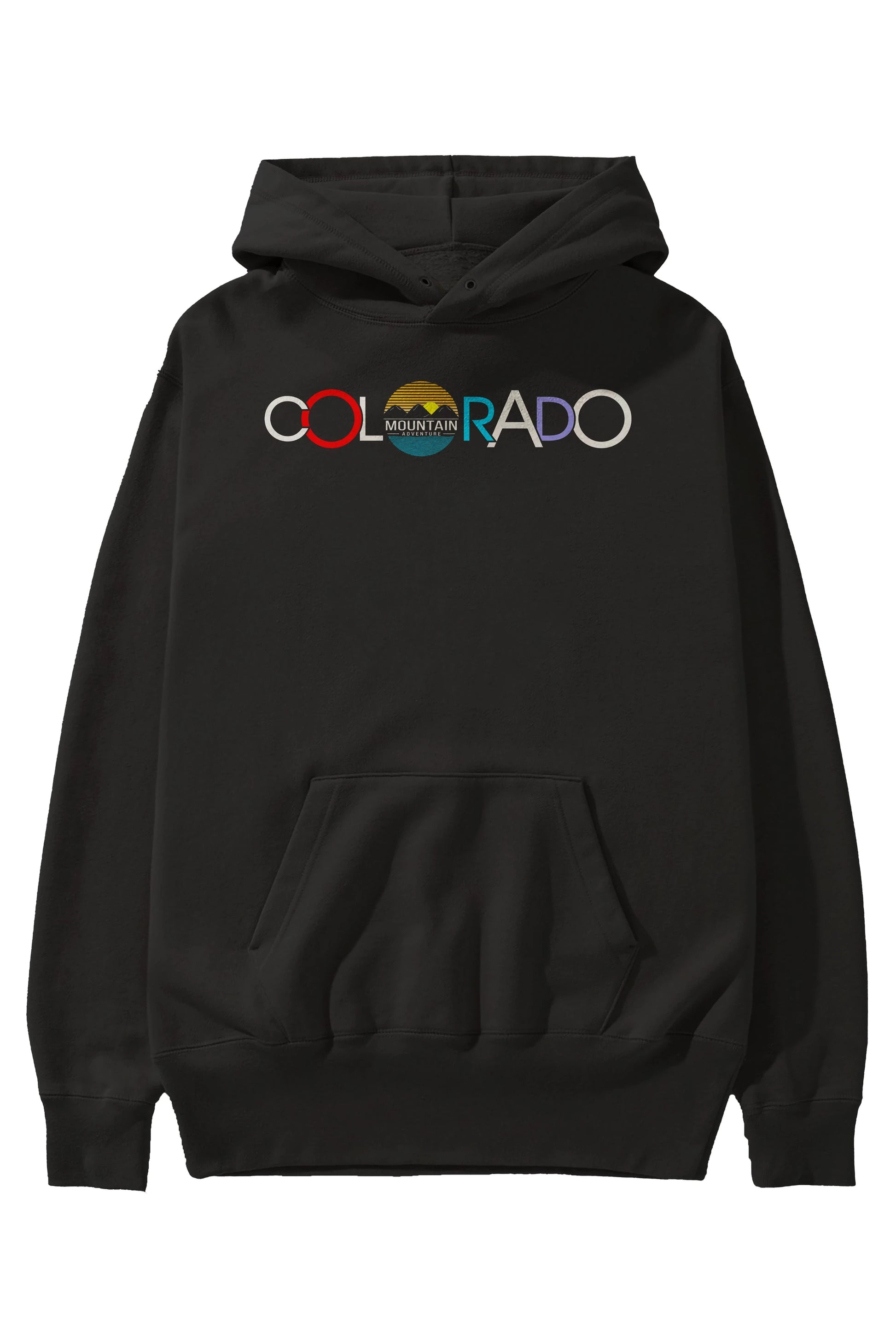 Colorado Ön Baskılı Oversize Hoodie Kapüşonlu Sweatshirt Erkek Kadın Unisex