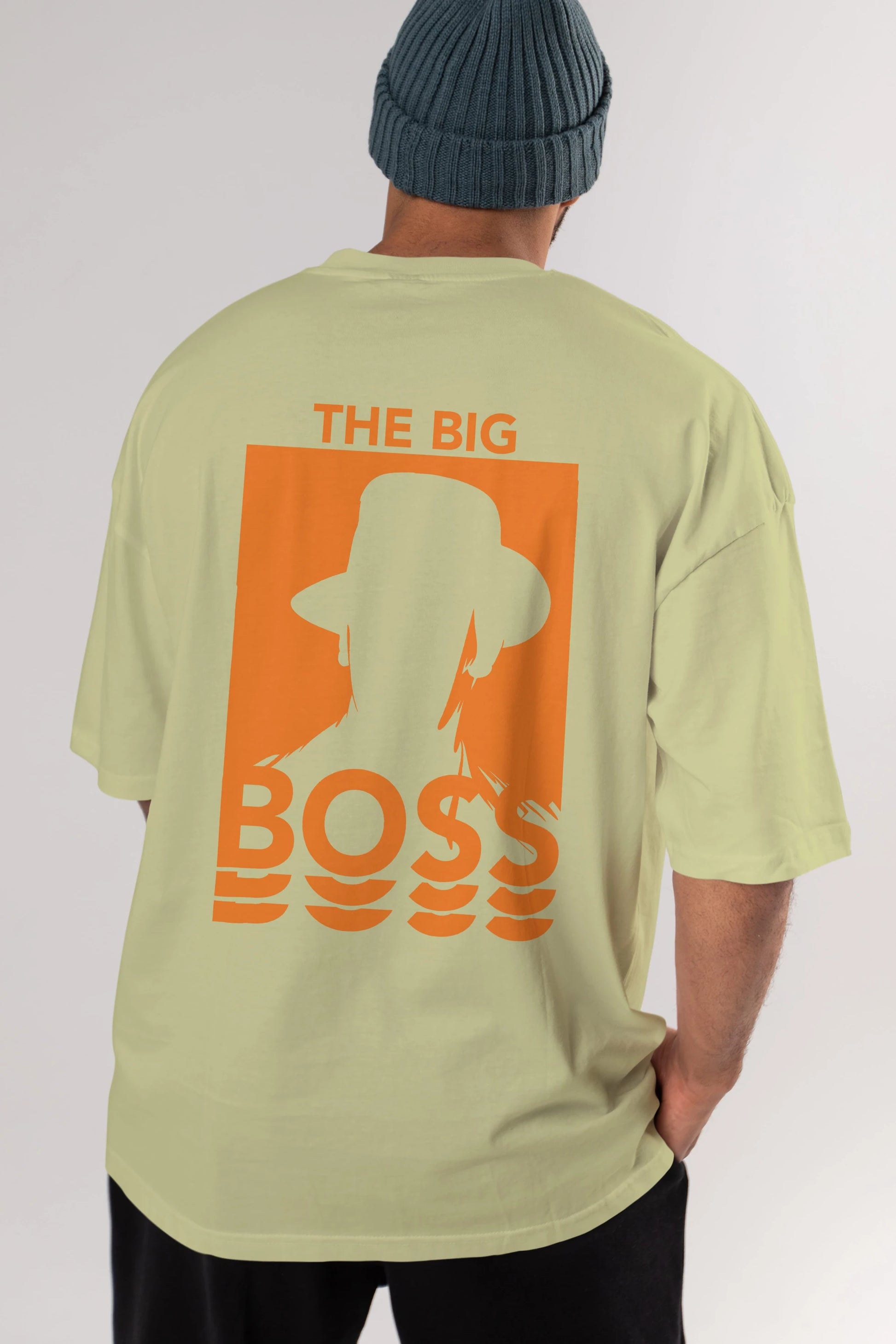The Big Boss Arka Baskılı Oversize t-shirt Erkek Kadın Unisex