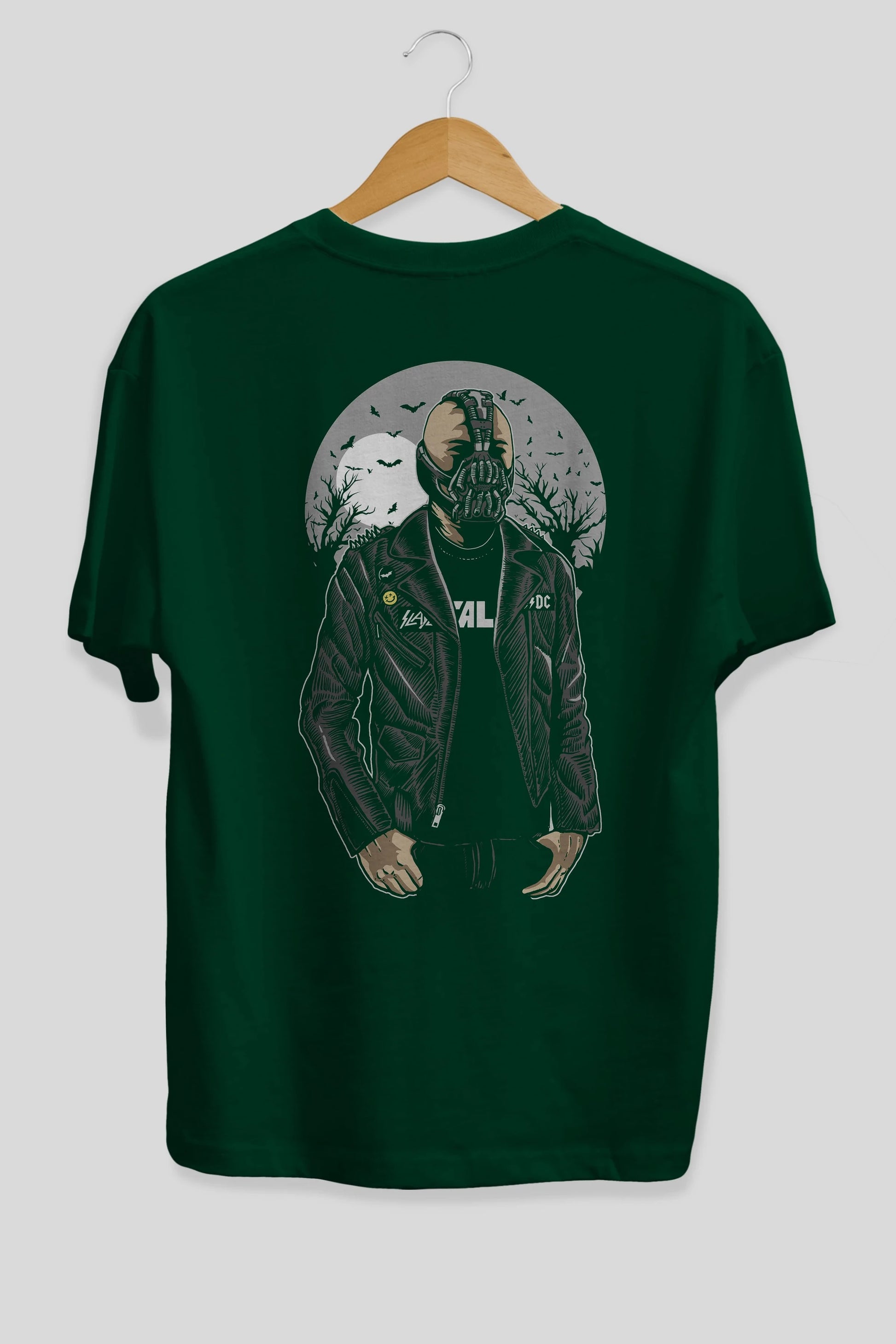Bane Arka Baskılı Oversize t-shirt Erkek Kadın Unisex %100 Pamuk