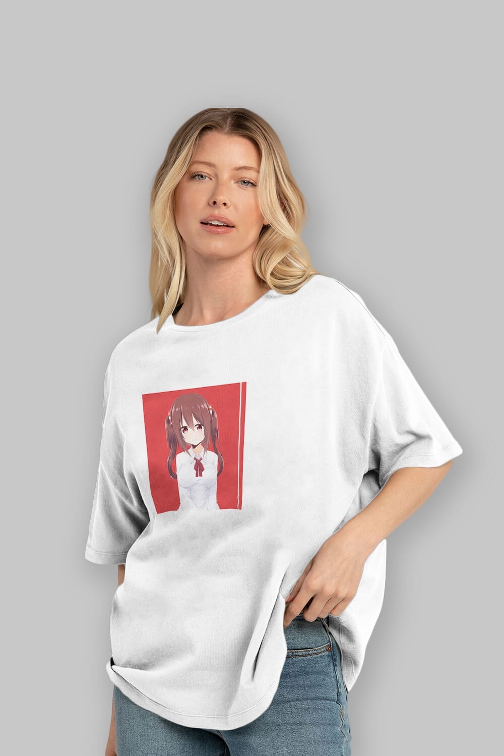 Nana Ebina 1 Anime Ön Baskılı Oversize t-shirt %100 pamuk Erkek Kadın Unisex