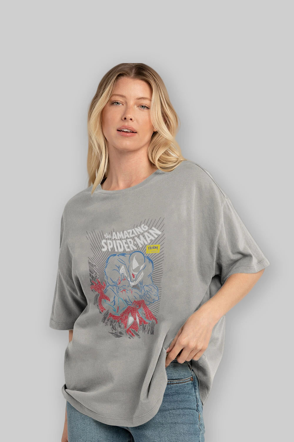 Venom (19) Ön Baskılı Oversize t-shirt Erkek Kadın Unisex %100 Pamuk Bisiklet Yaka tişort