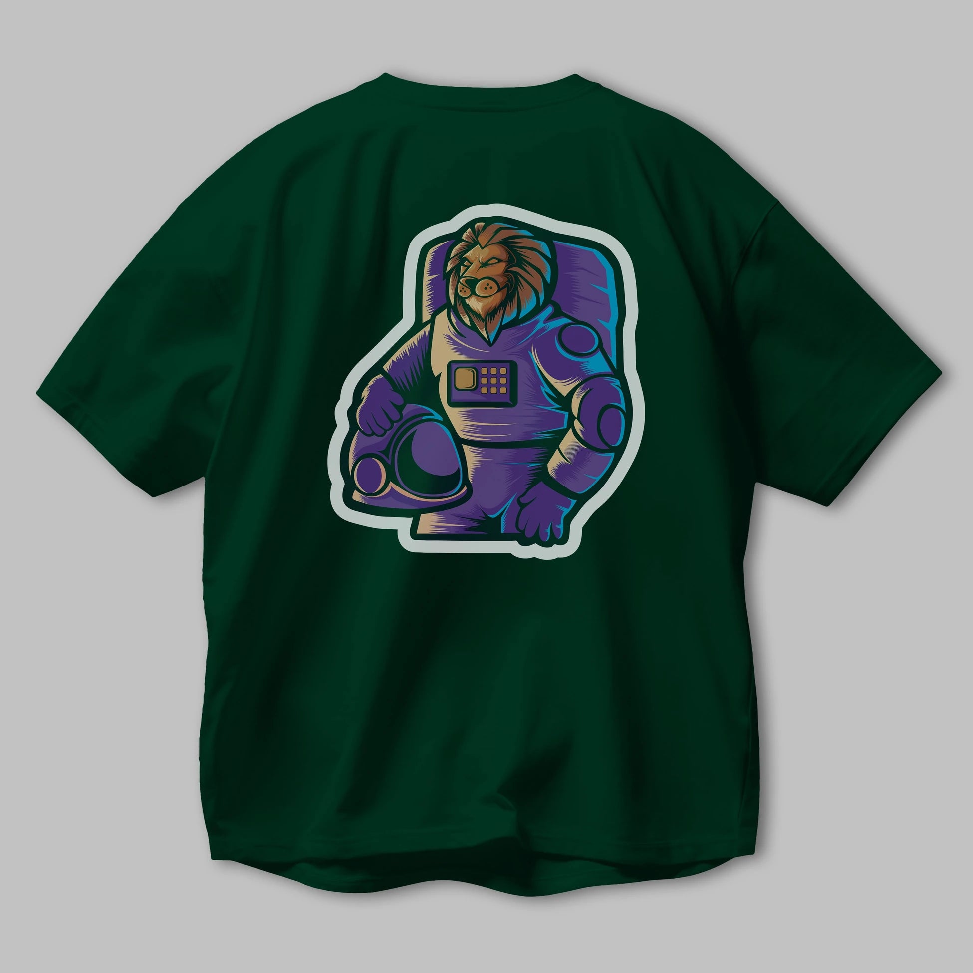 Astroking Sticker Arka Baskılı Oversize t-shirt Erkek Kadın Unisex
