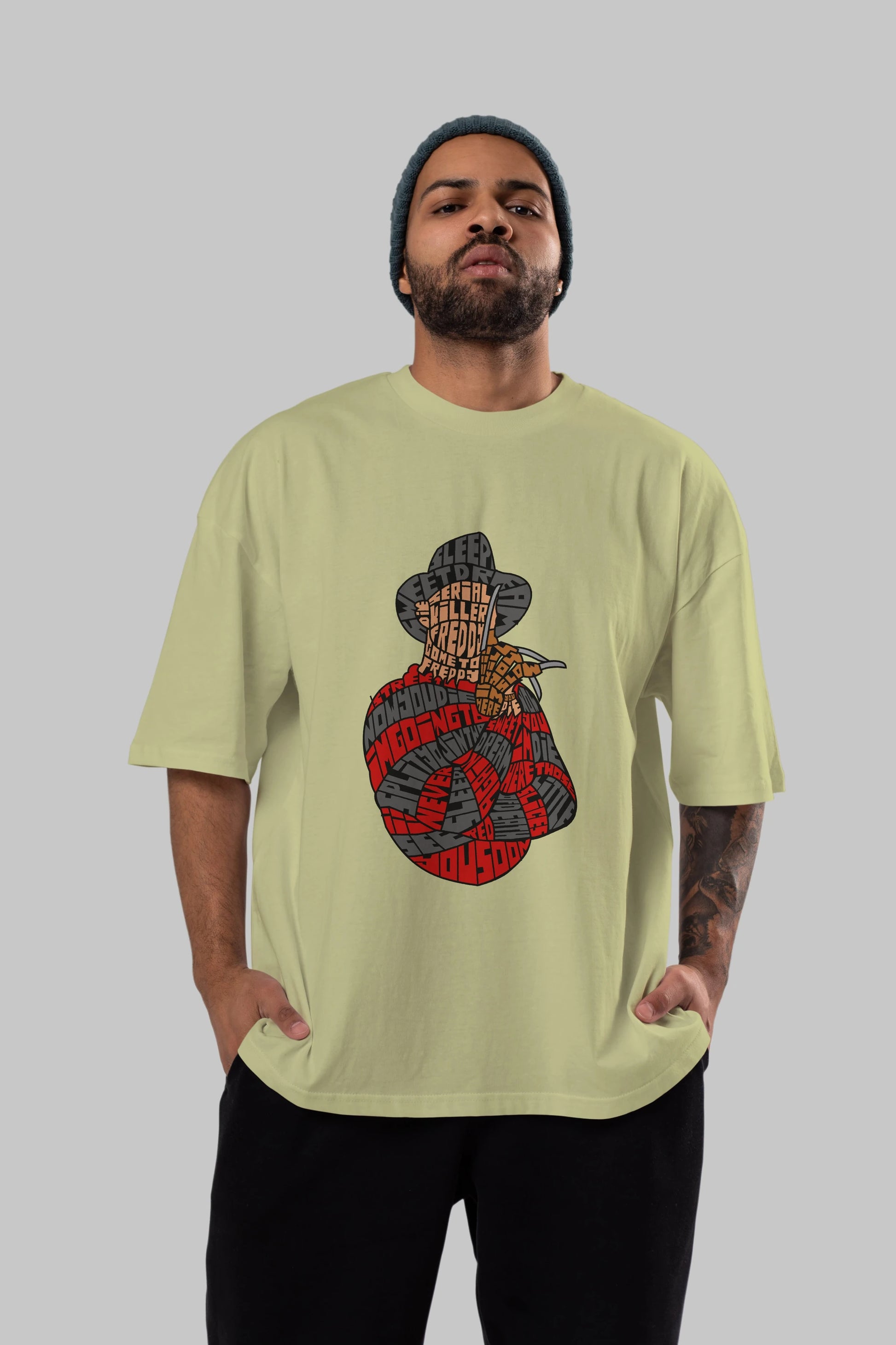Sweet Dream Ön Baskılı Oversize t-shirt %100 pamuk Erkek Kadın Unisex