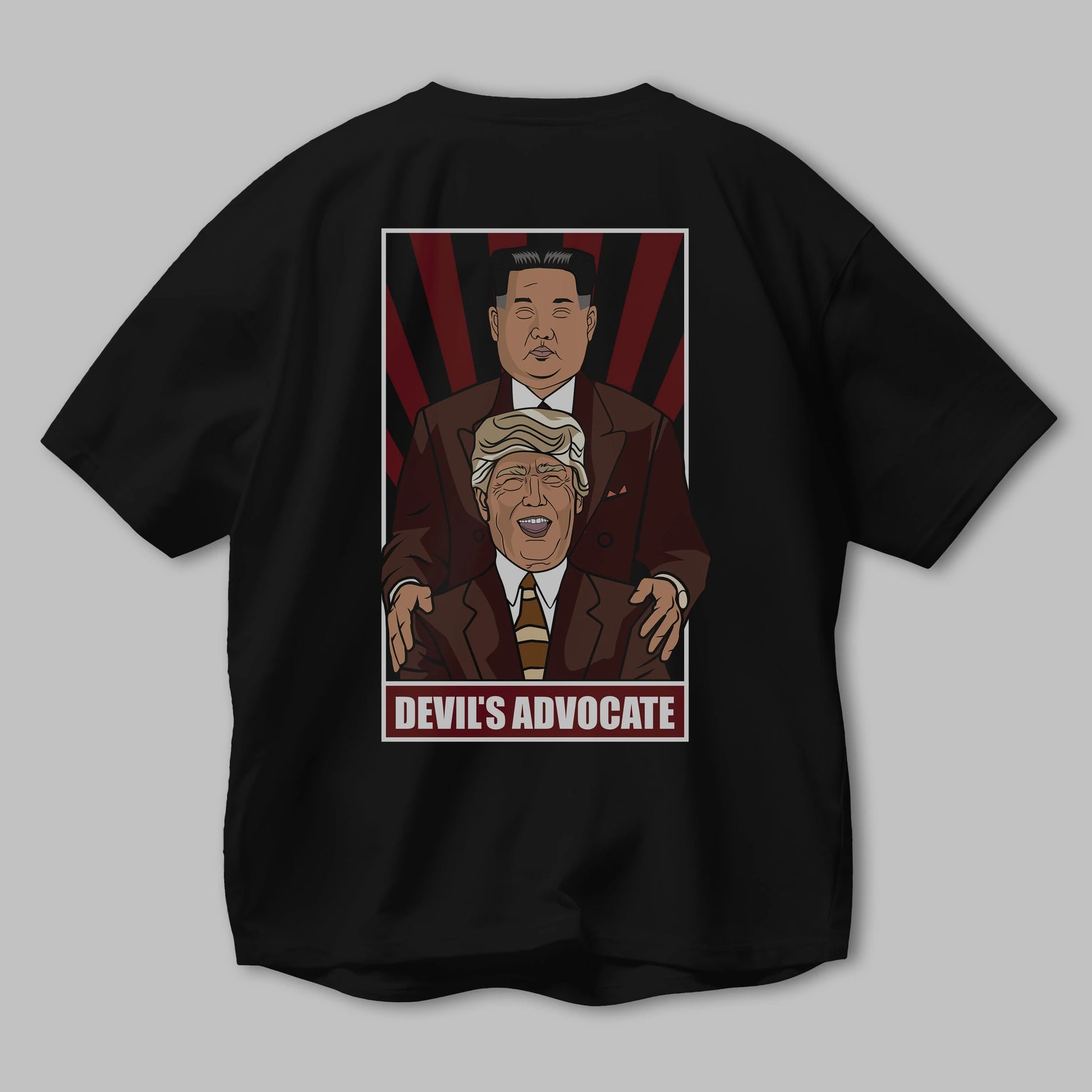 Devil_s Advocate Arka Baskılı Oversize t-shirt Erkek Kadın Unisex %100 Pamuk tişort