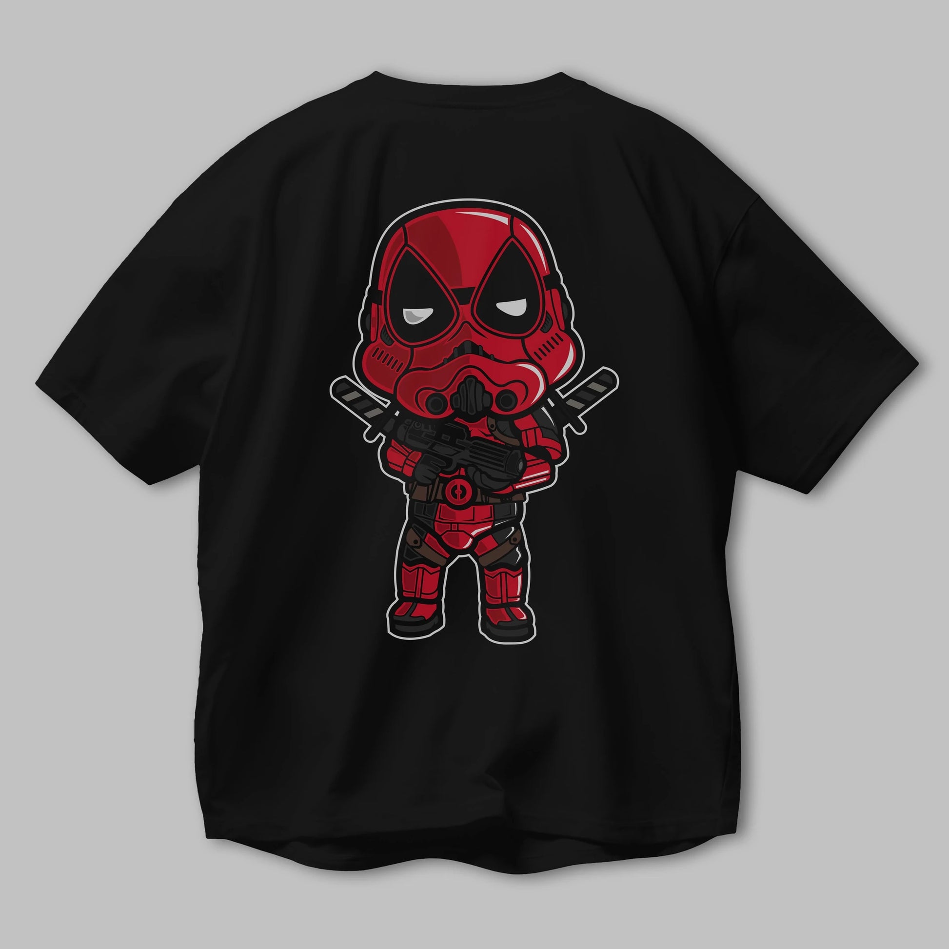 Deadpool (22) Arka Baskılı Oversize t-shirt Erkek Kadın Unisex %100 Pamuk Bisiklet Yaka tişort