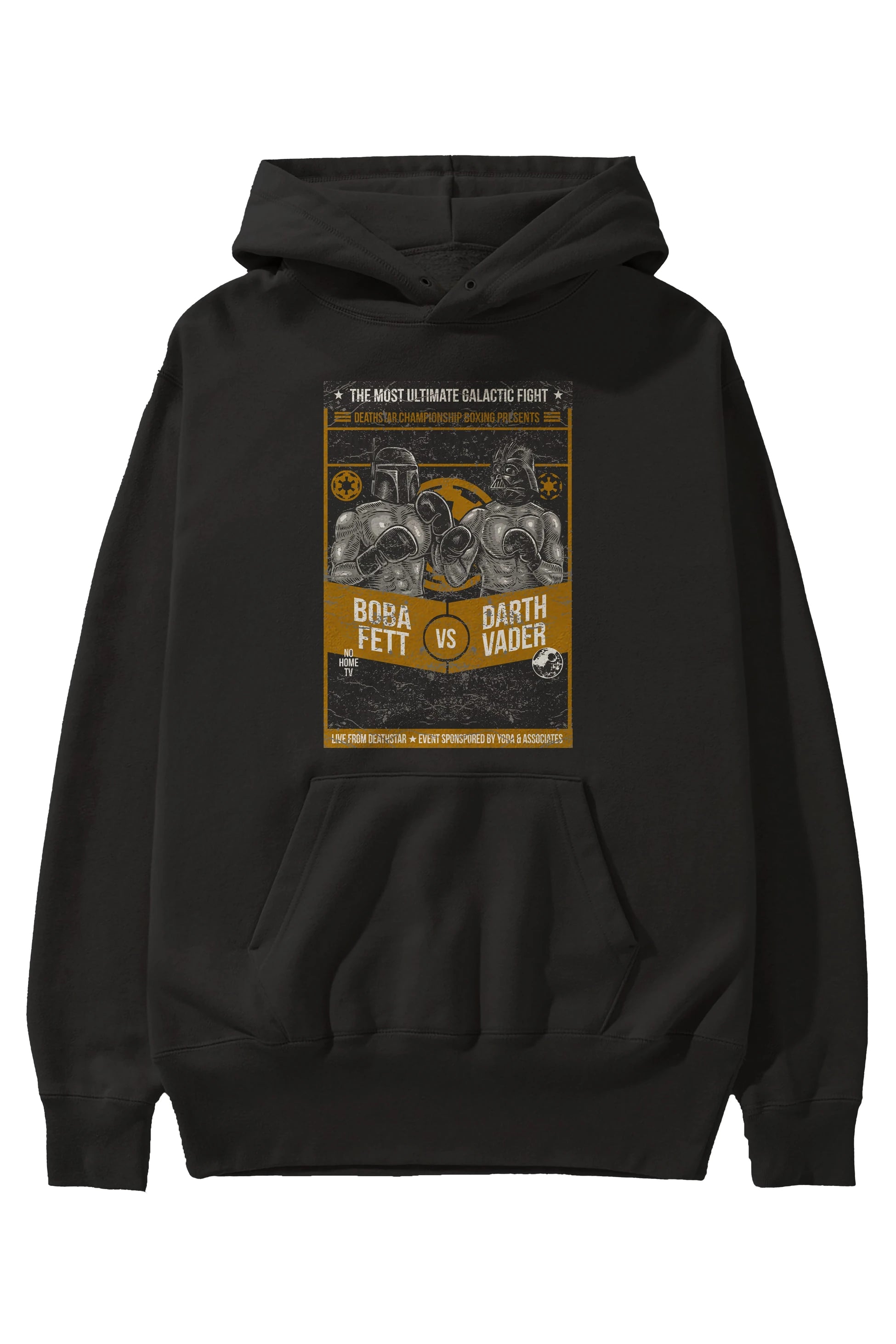 Rumble In The Darkside Ön Baskılı Hoodie Oversize Kapüşonlu Sweatshirt Erkek Kadın Unisex