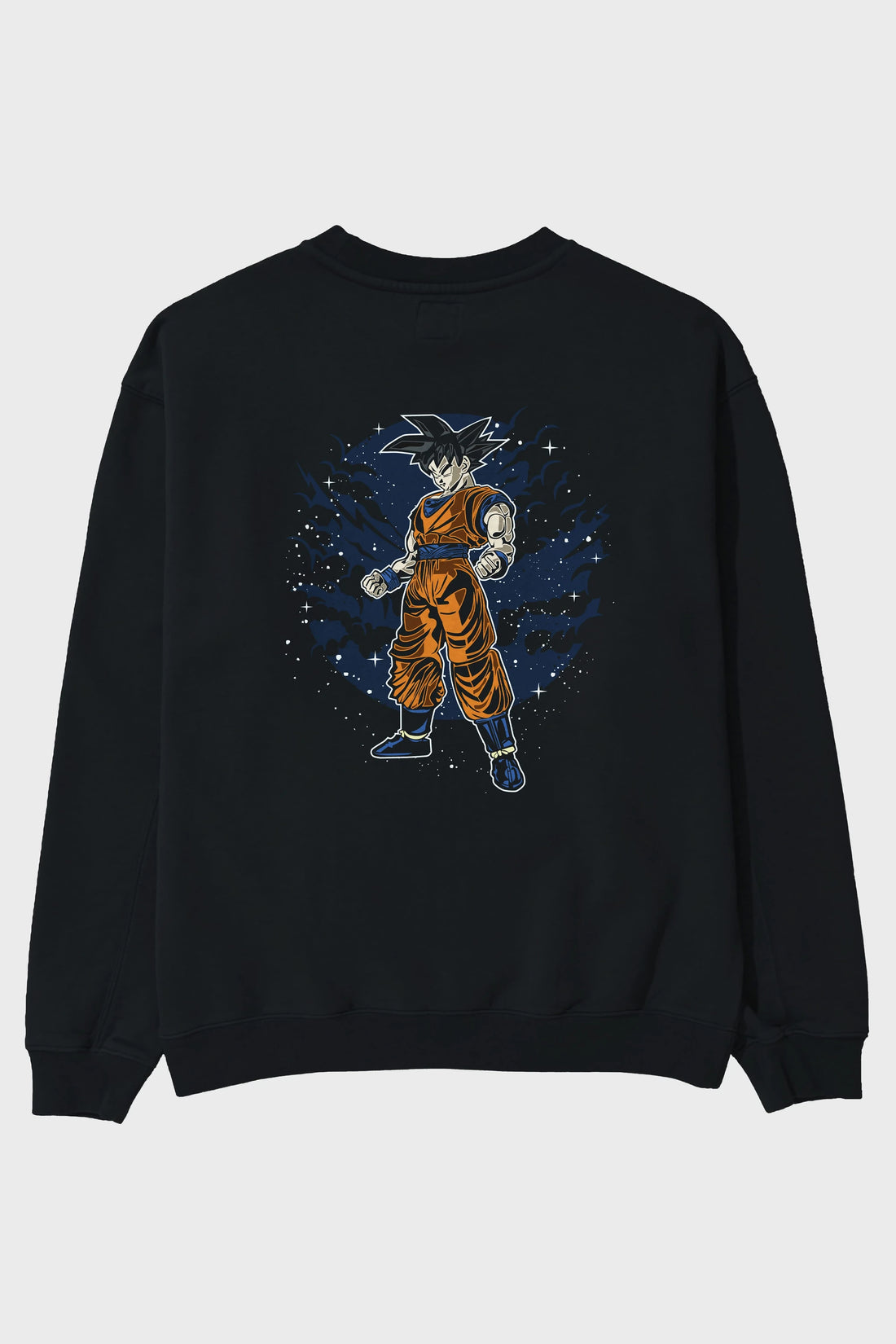 GOKU Arka Baskılı Oversize Sweatshirt Erkek Kadın Unisex