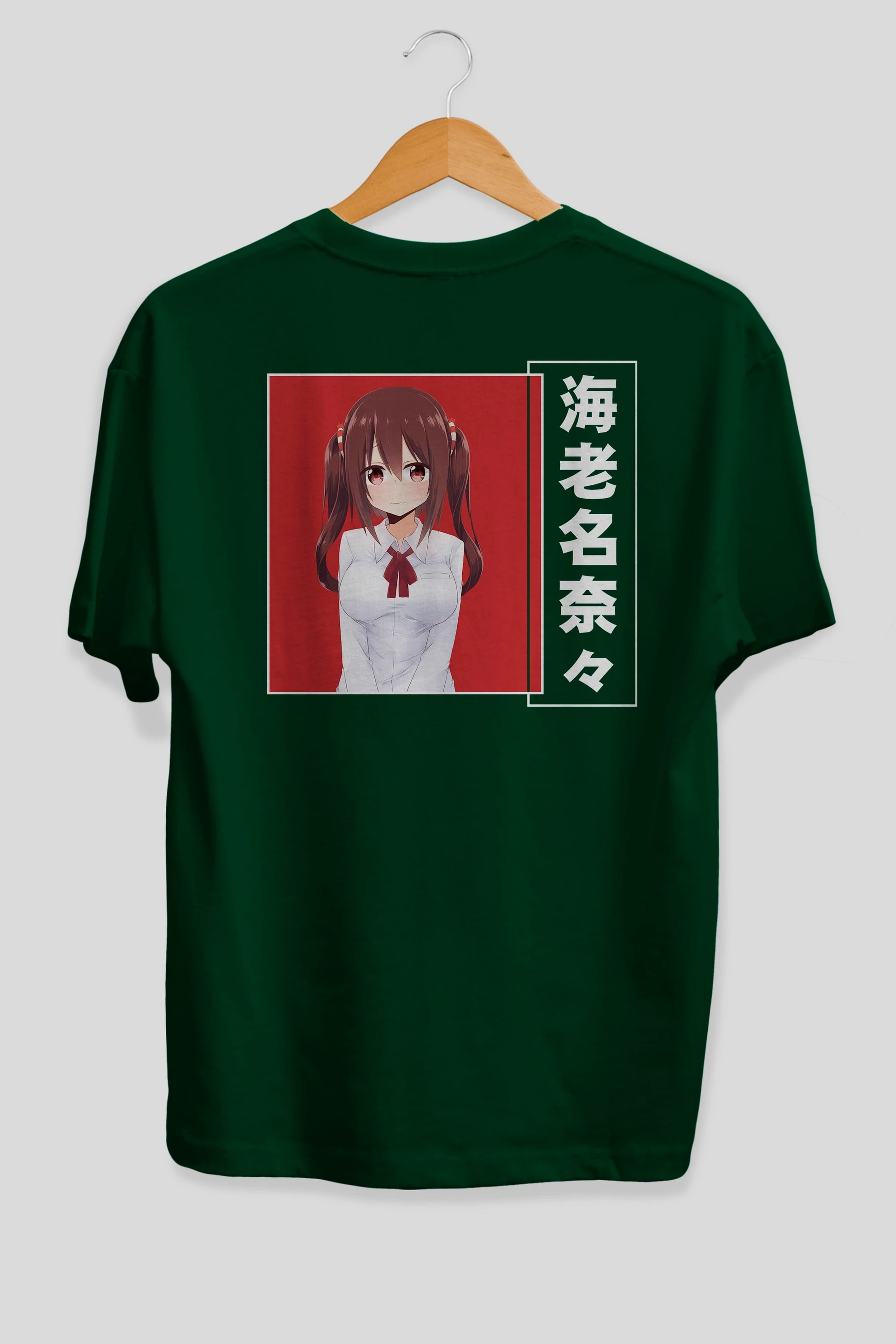 Nana Ebina 1 Anime Arka Baskılı Oversize t-shirt Erkek Kadın Unisex