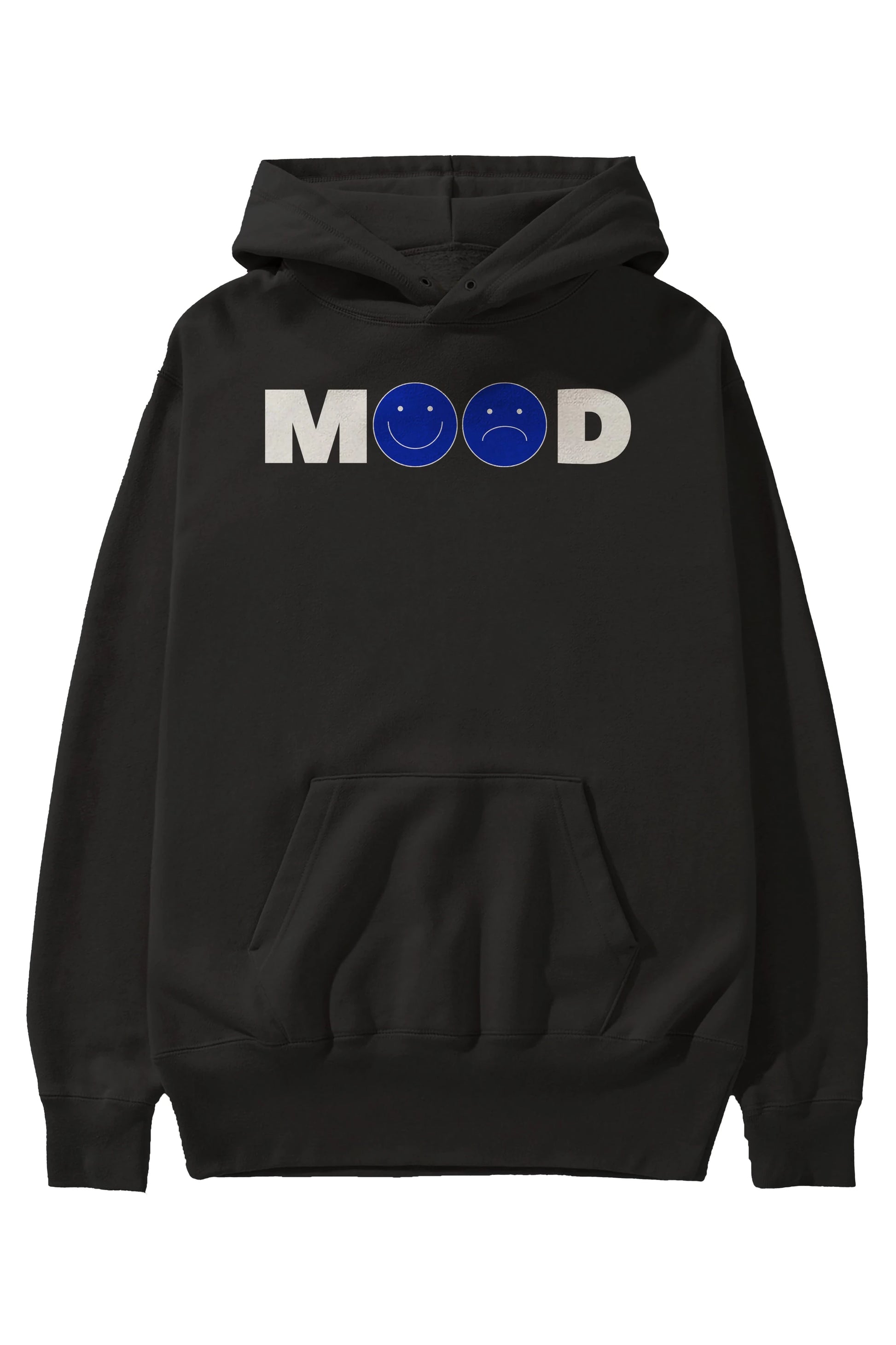 Mood Ön Baskılı Oversize Hoodie Kapüşonlu Sweatshirt Erkek Kadın Unisex
