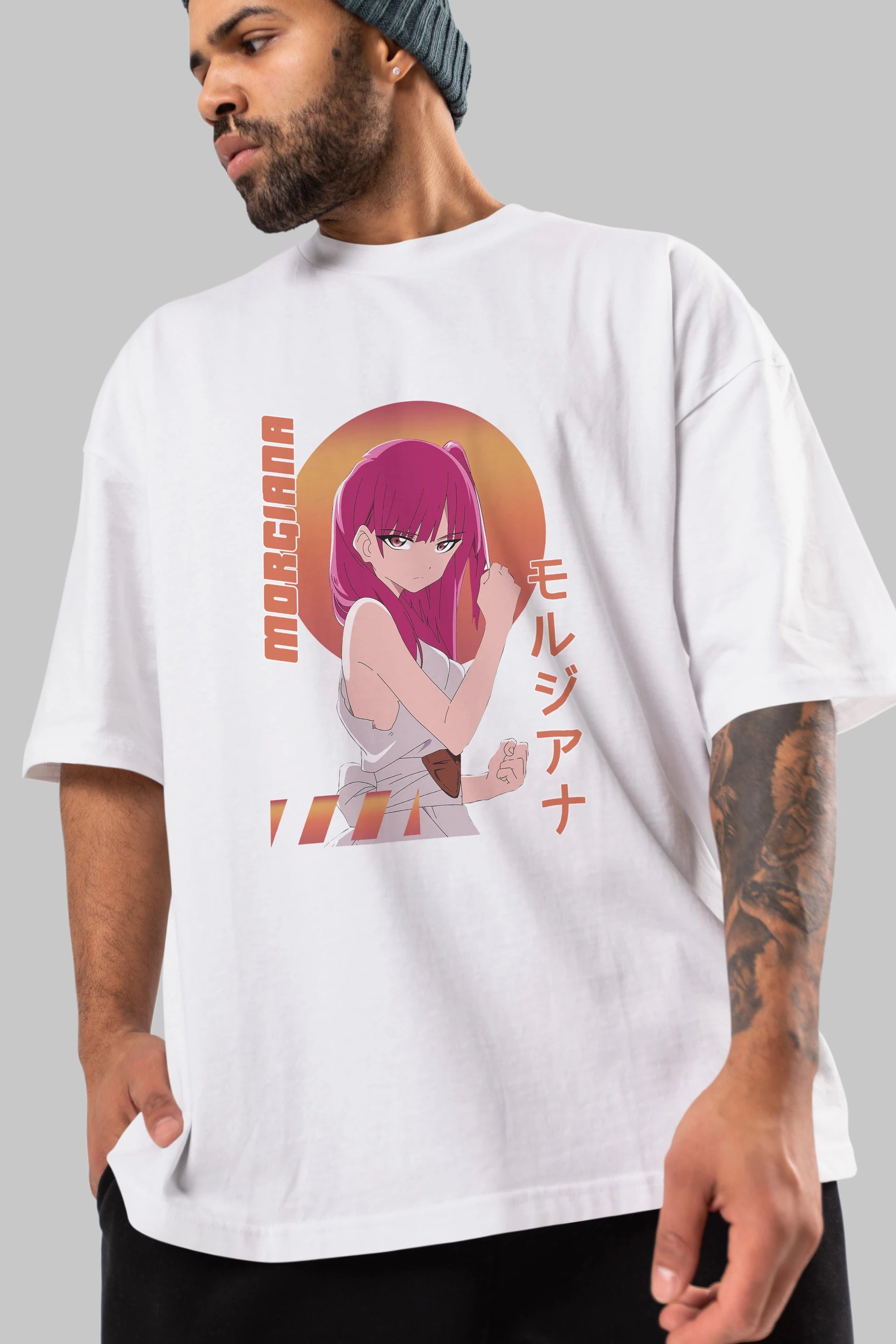 Morgiana 5 Anime Ön Baskılı Oversize t-shirt %100 pamuk Erkek Kadın Unisex