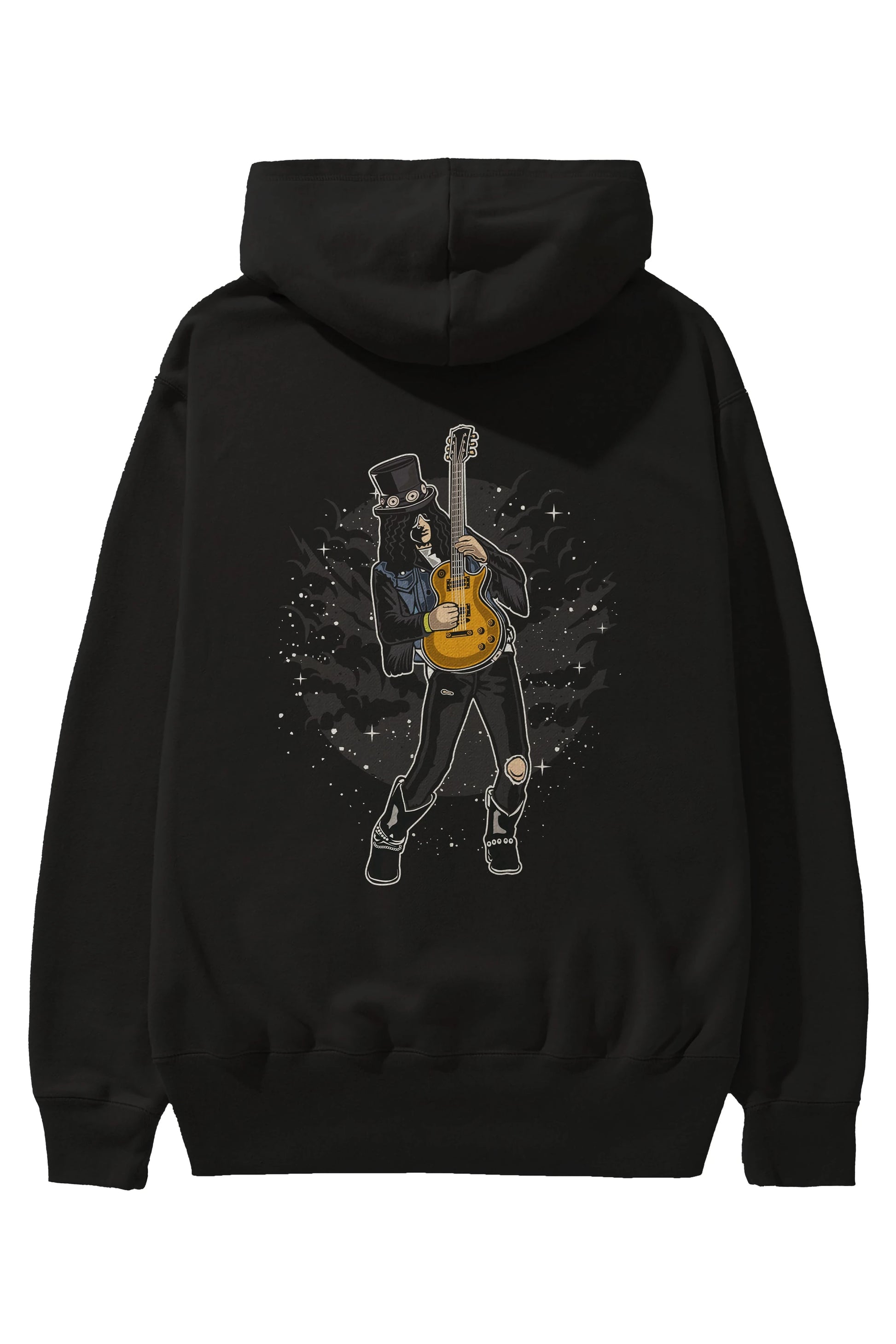 SLASH Arka Baskılı Hoodie Oversize Kapüşonlu Sweatshirt Erkek Kadın Unisex