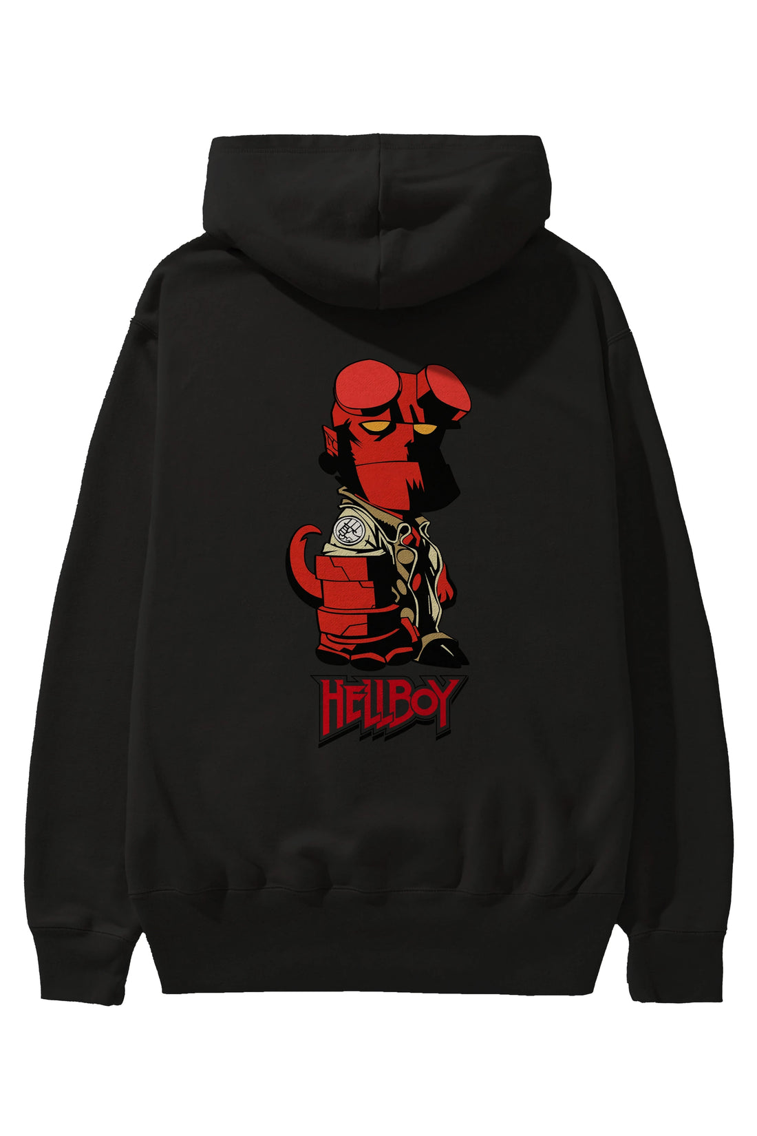 Hellboy (1) Arka Baskılı Hoodie Oversize Kapüşonlu Sweatshirt Erkek Kadın Unisex