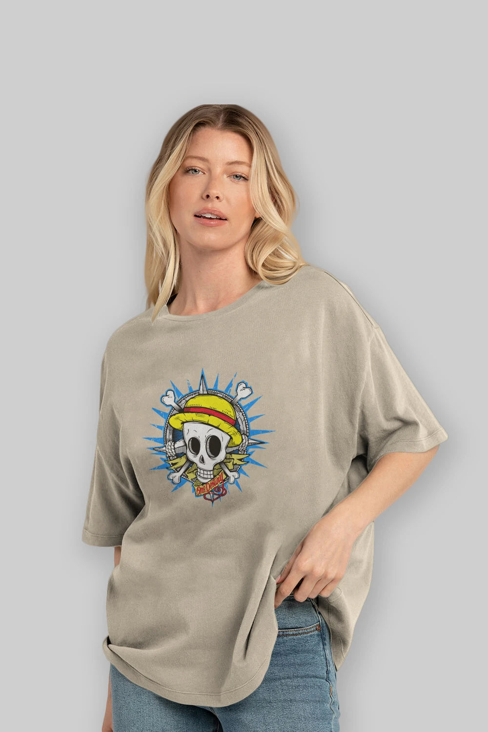One destiny Anime Ön Baskılı Oversize t-shirt Erkek Kadın Unisex