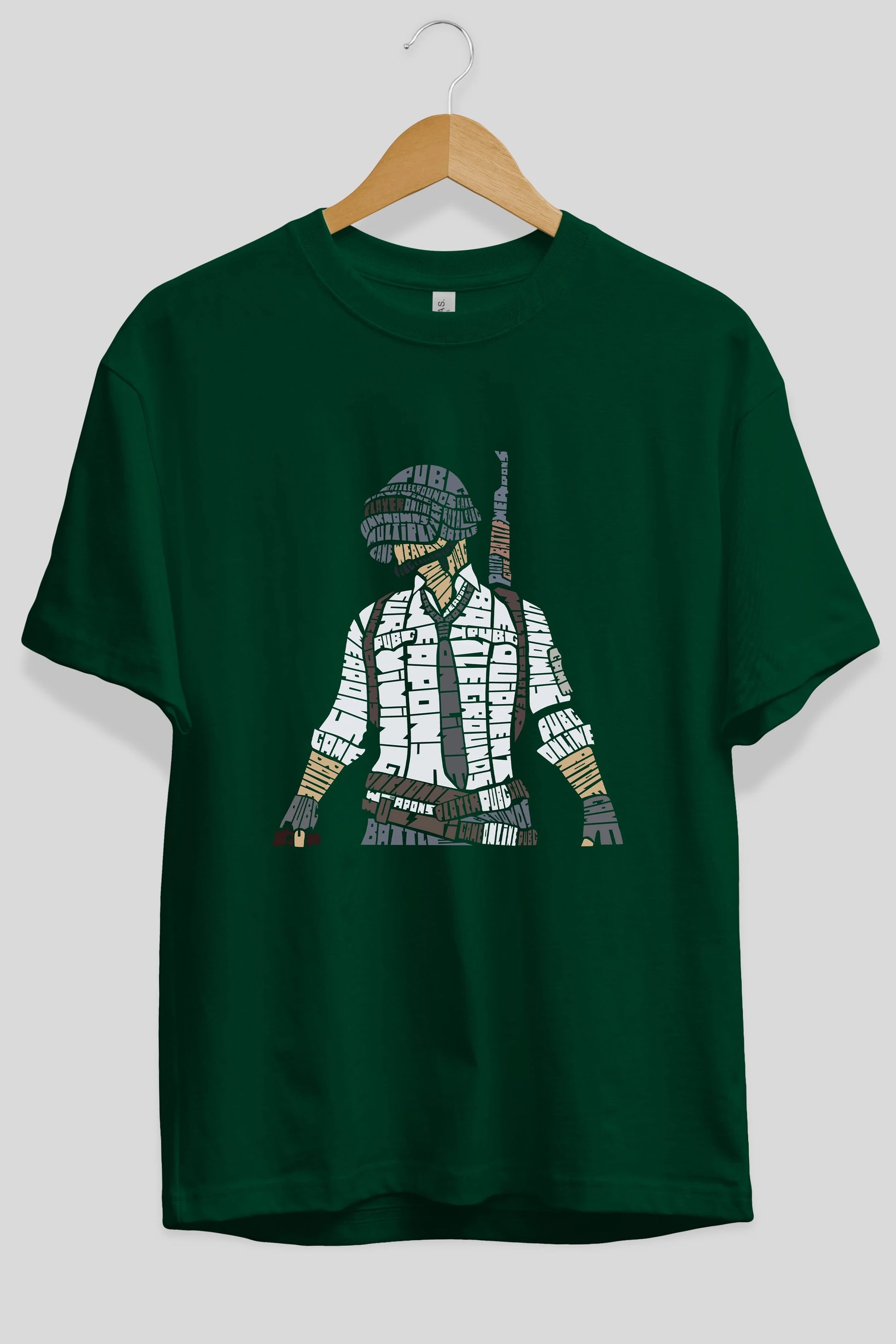 Pubg Ön Baskılı Oversize t-shirt %100 pamuk Erkek Kadın Unisex