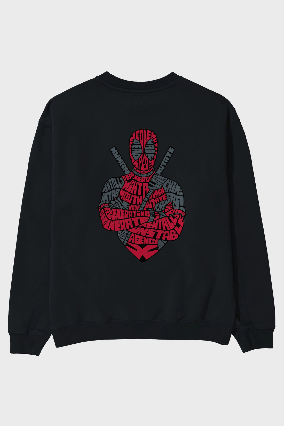 Dead Red Arka Baskılı Oversize Sweatshirt Erkek Kadın Unisex