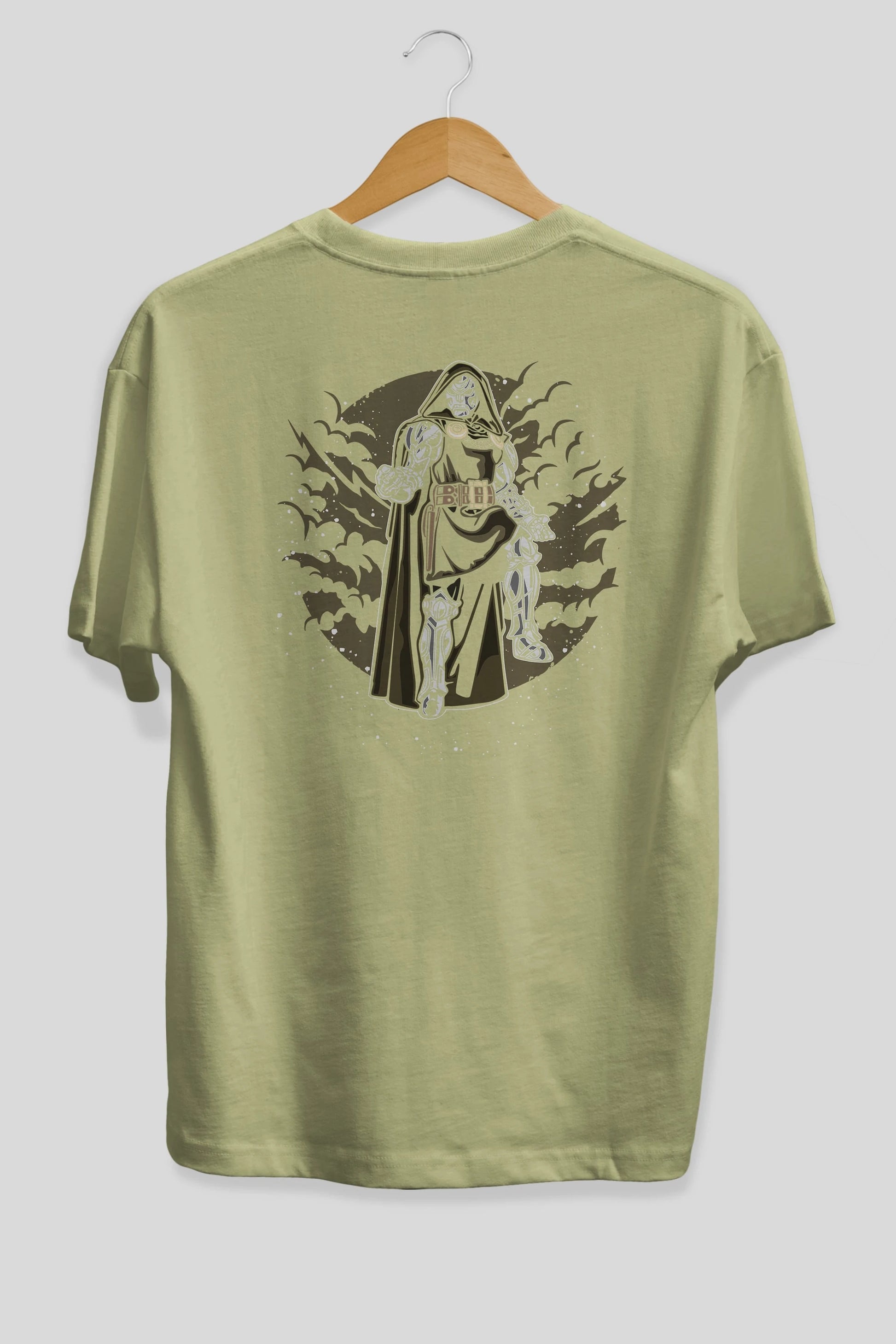 DOCTER DOOM Arka Baskılı Oversize t-shirt Erkek Kadın Unisex %100 Pamuk