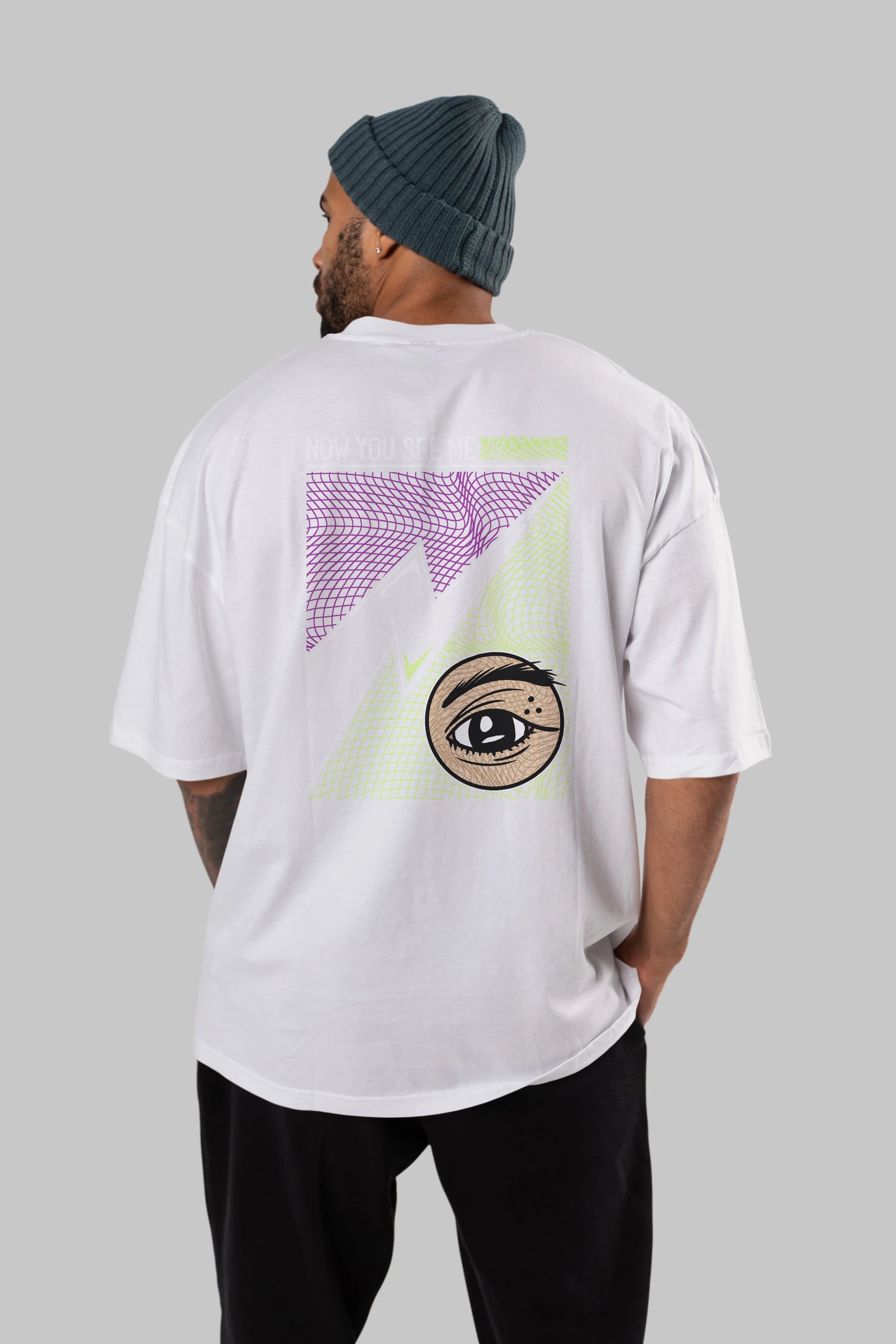 Now You See Me Arka Baskılı Oversize t-shirt Erkek Kadın Unisex