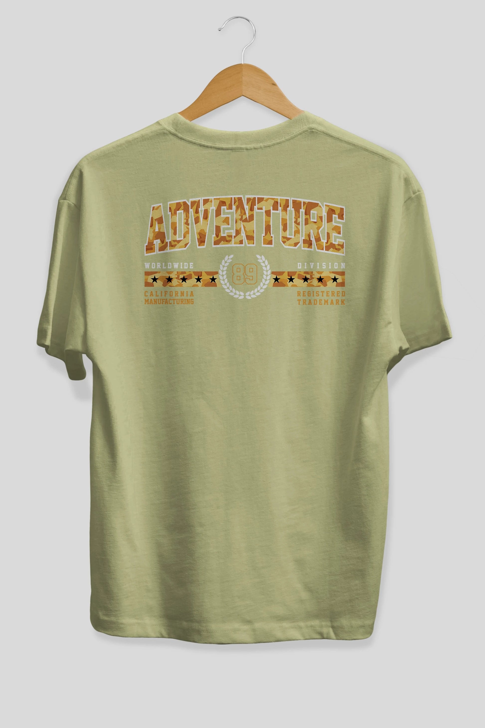 Adventure Arka Baskılı Oversize t-shirt Erkek Kadın Unisex