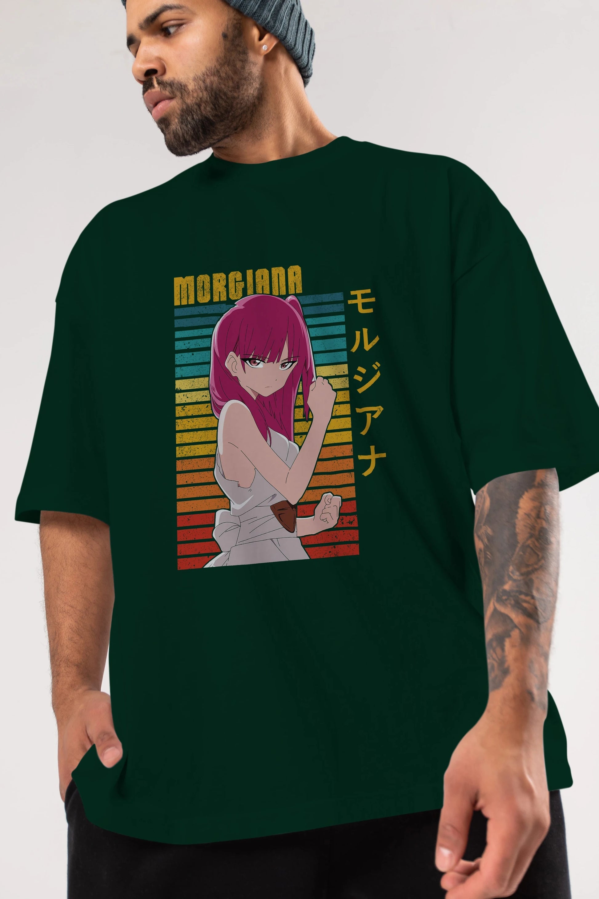 Morgiana 3 Anime Ön Baskılı Oversize t-shirt %100 pamuk Erkek Kadın Unisex