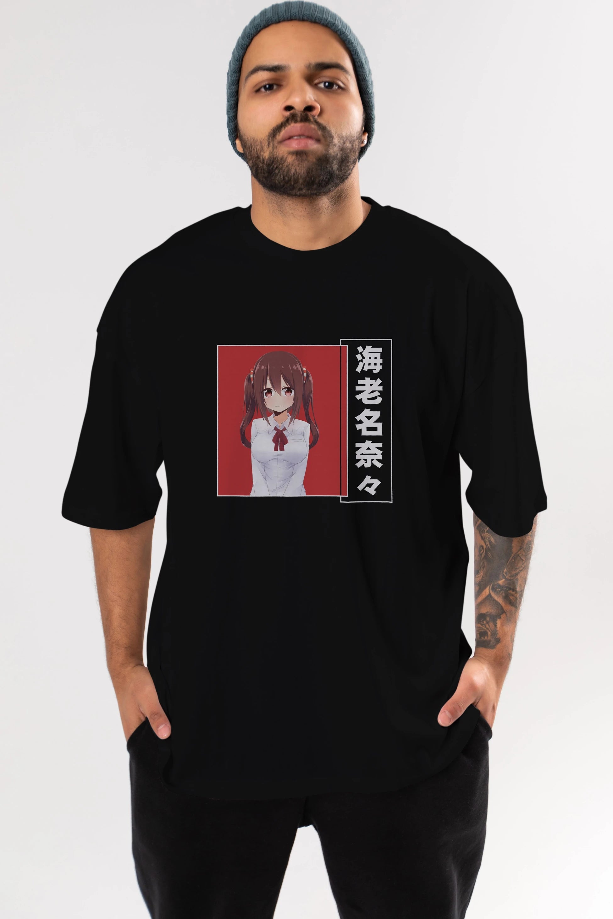 Nana Ebina 1 Anime Ön Baskılı Oversize t-shirt %100 pamuk Erkek Kadın Unisex