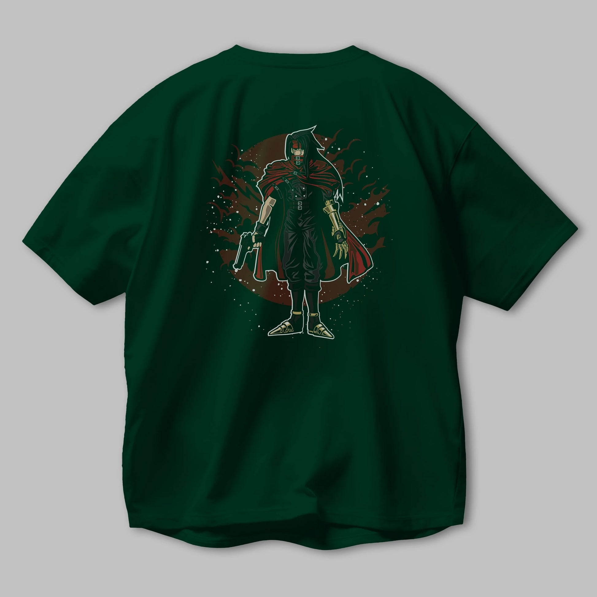 FINAL FANTASY Arka Baskılı Oversize t-shirt Erkek Kadın Unisex %100 Pamuk
