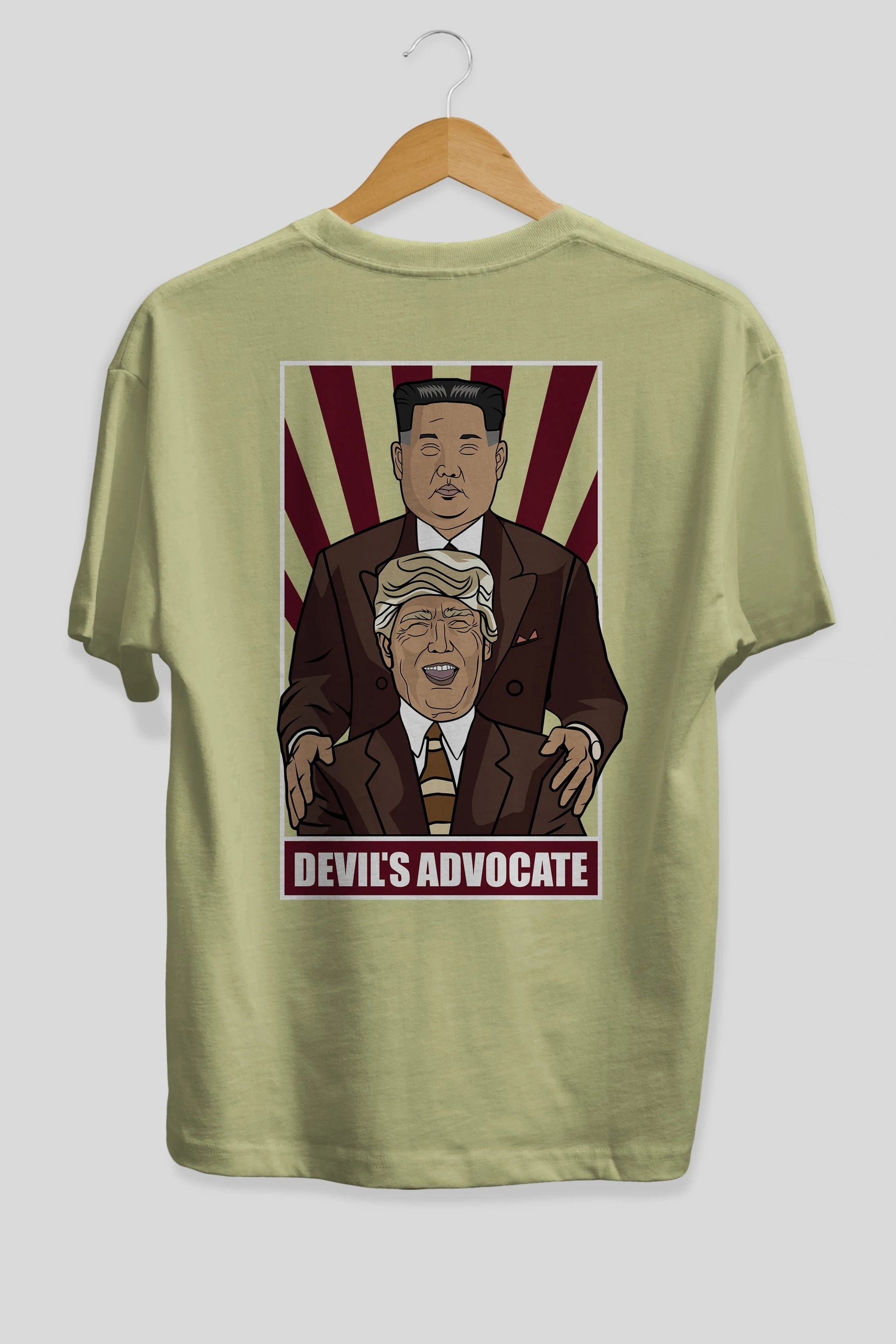 Devil_s Advocate Arka Baskılı Oversize t-shirt Erkek Kadın Unisex %100 Pamuk tişort