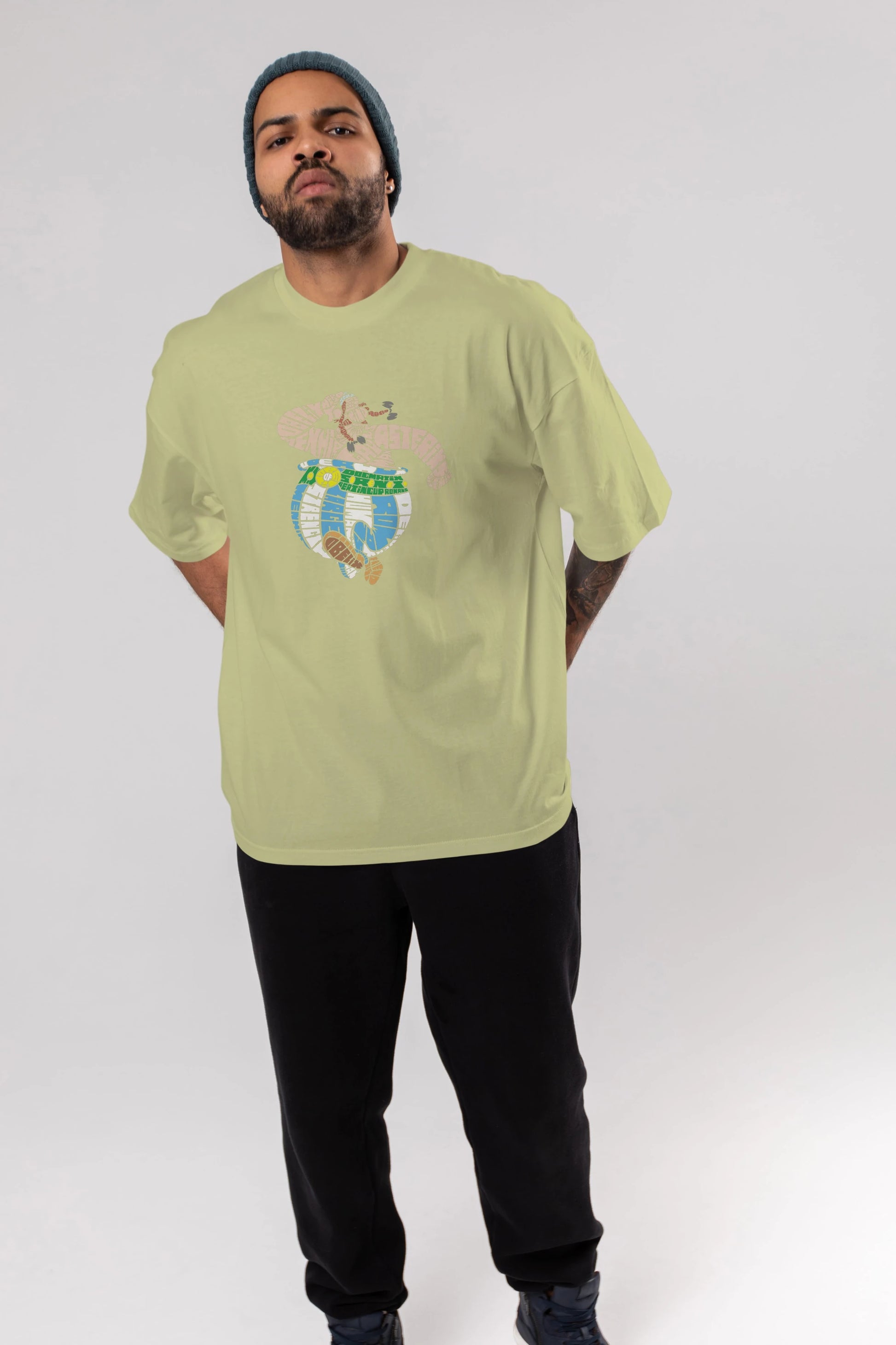 Obelix Ön Baskılı Oversize t-shirt %100 pamuk Erkek Kadın Unisex