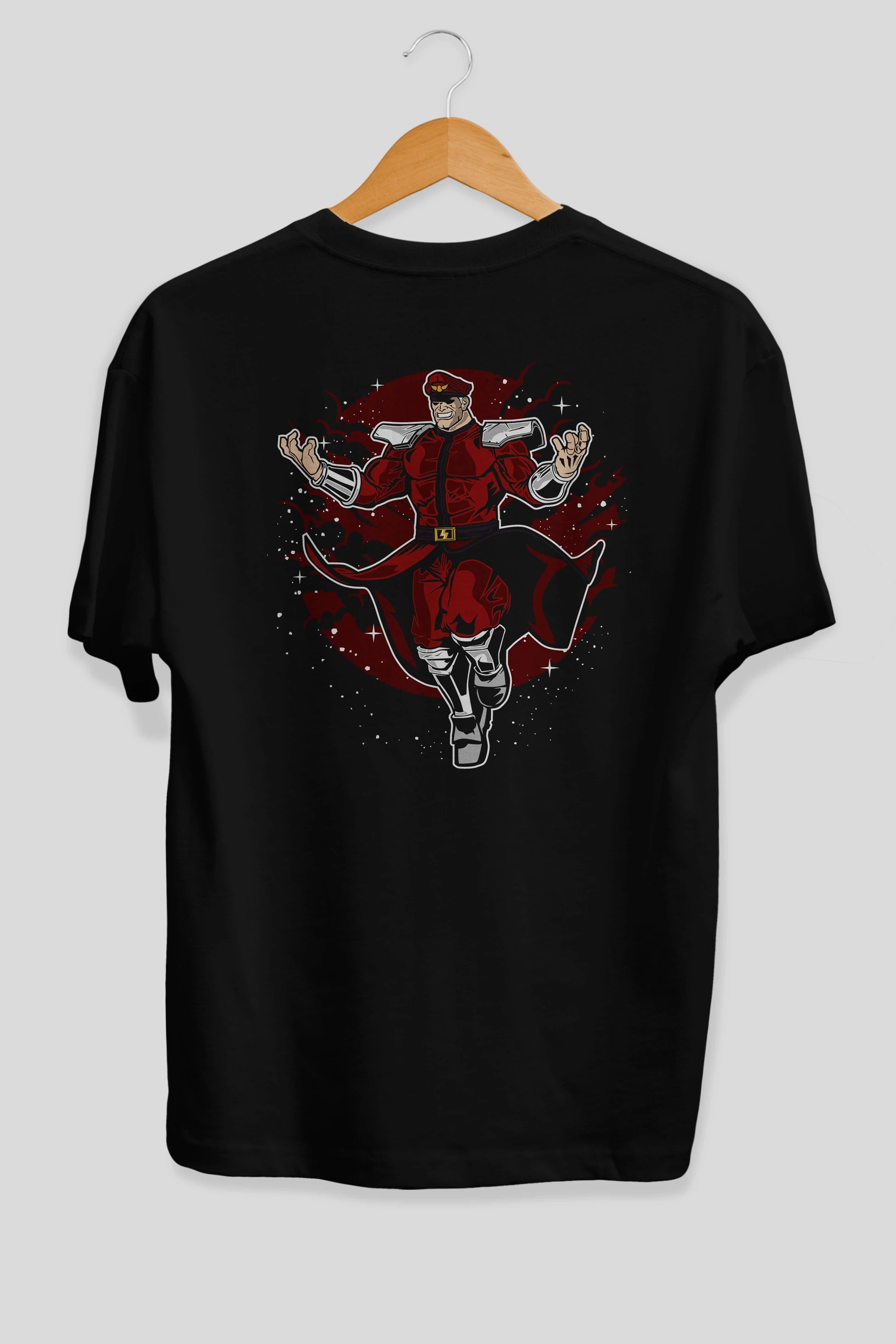 M BISON Arka Baskılı Oversize t-shirt Erkek Kadın Unisex %100 Pamuk