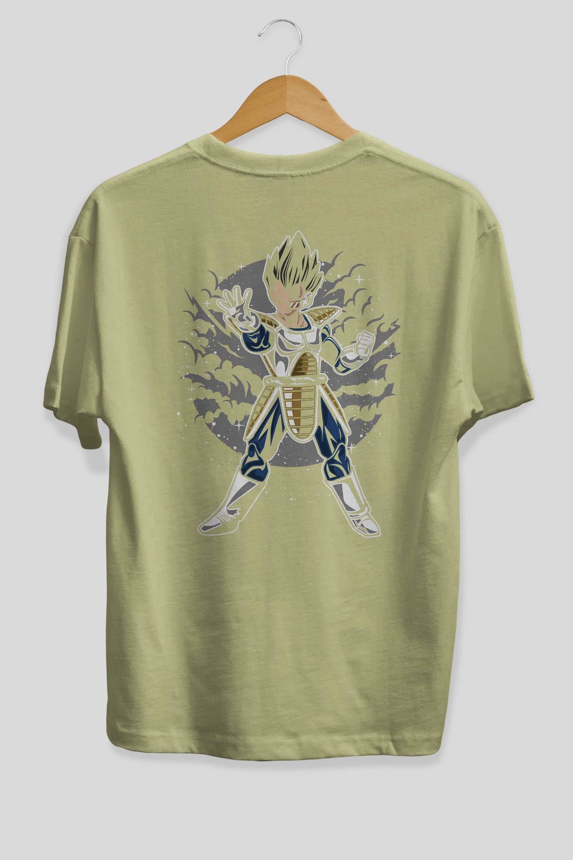 VEGETA Arka Baskılı Oversize t-shirt Erkek Kadın Unisex %100 Pamuk