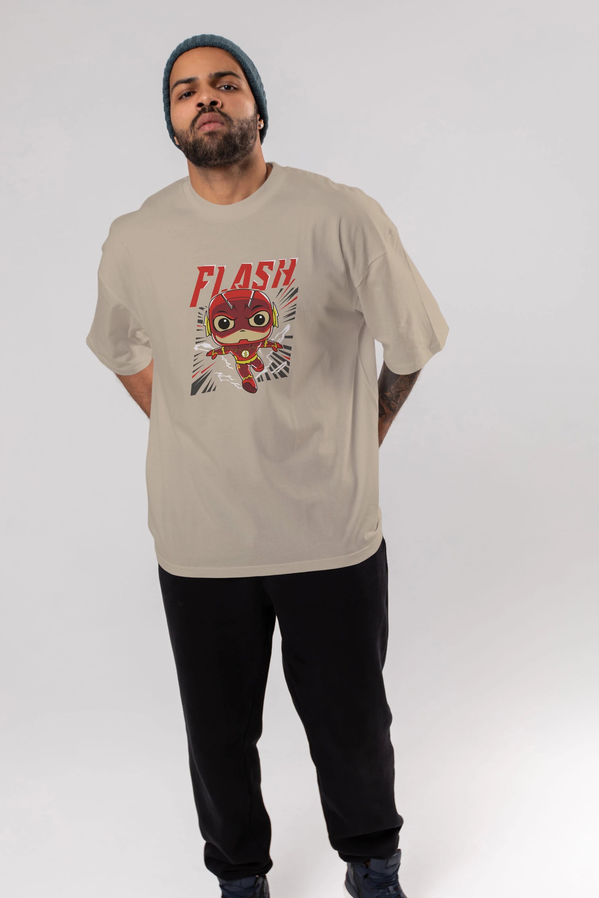 Flash Avengers (4) Ön Baskılı Oversize t-shirt Erkek Kadın Unisex %100 Pamuk Bisiklet Yaka tişort