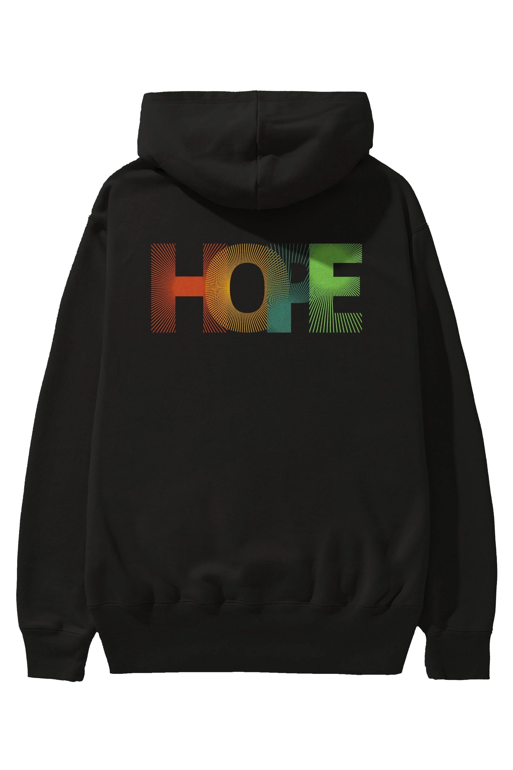 Hope Arka Baskılı Oversize Hoodie Kapüşonlu Sweatshirt Erkek Kadın Unisex