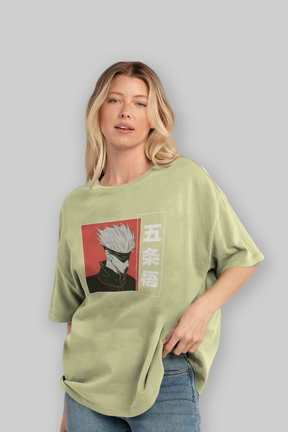 JUJUTSU KAISEN 2 Anime Ön Baskılı Oversize t-shirt %100 pamuk Erkek Kadın Unisex