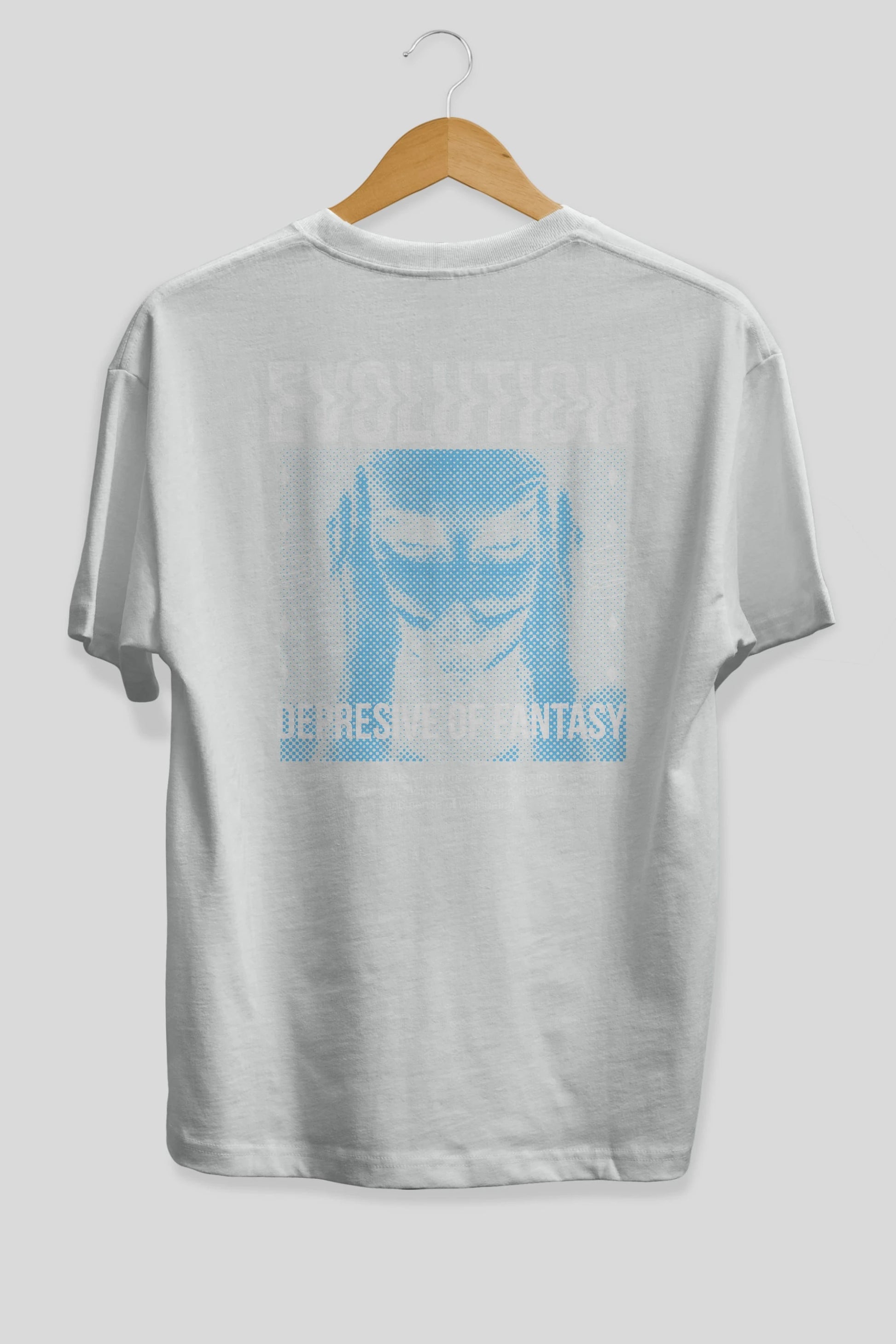 Evolution Arka Baskılı Oversize t-shirt Erkek Kadın Unisex