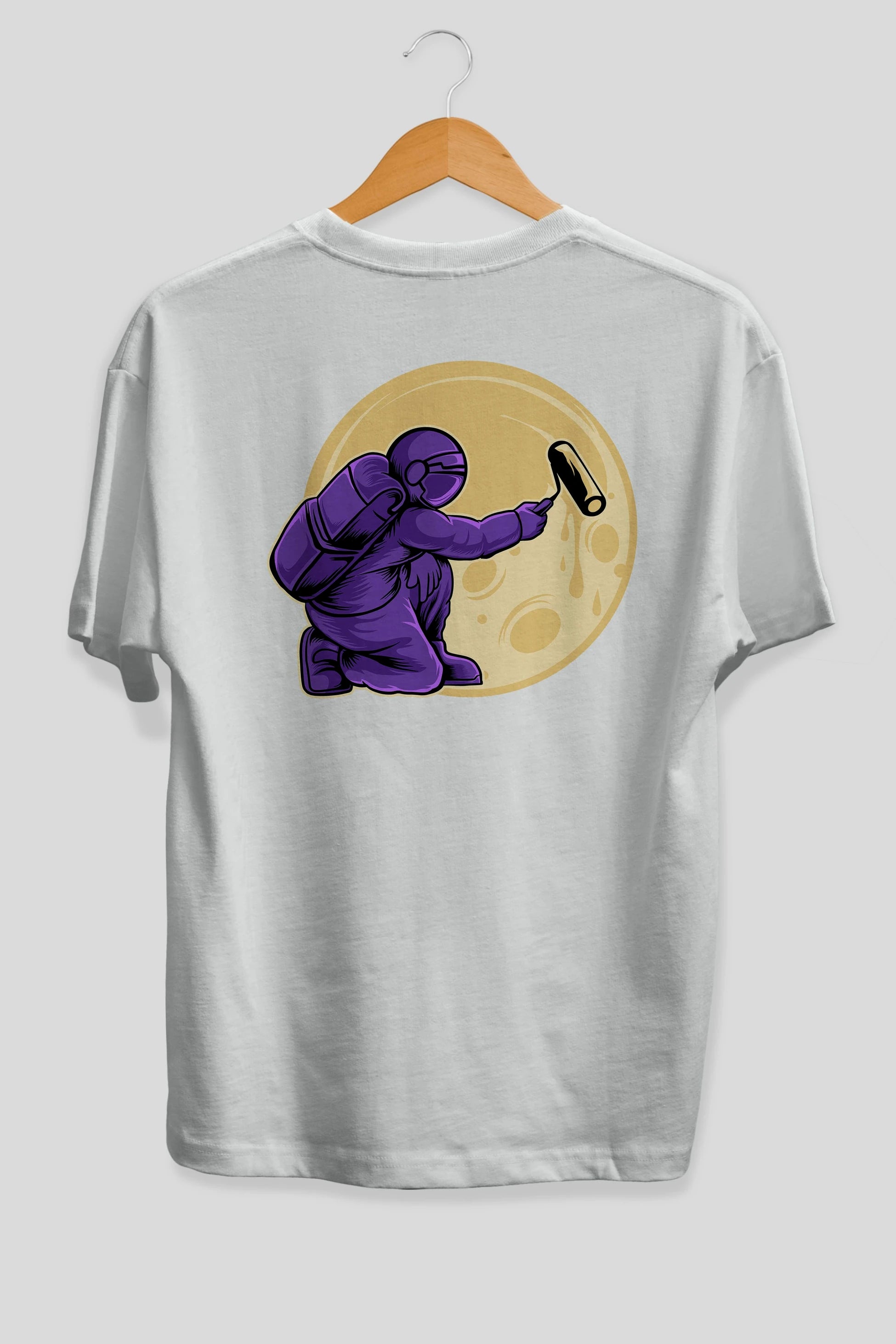 Astropaint Arka Baskılı Oversize t-shirt Erkek Kadın Unisex